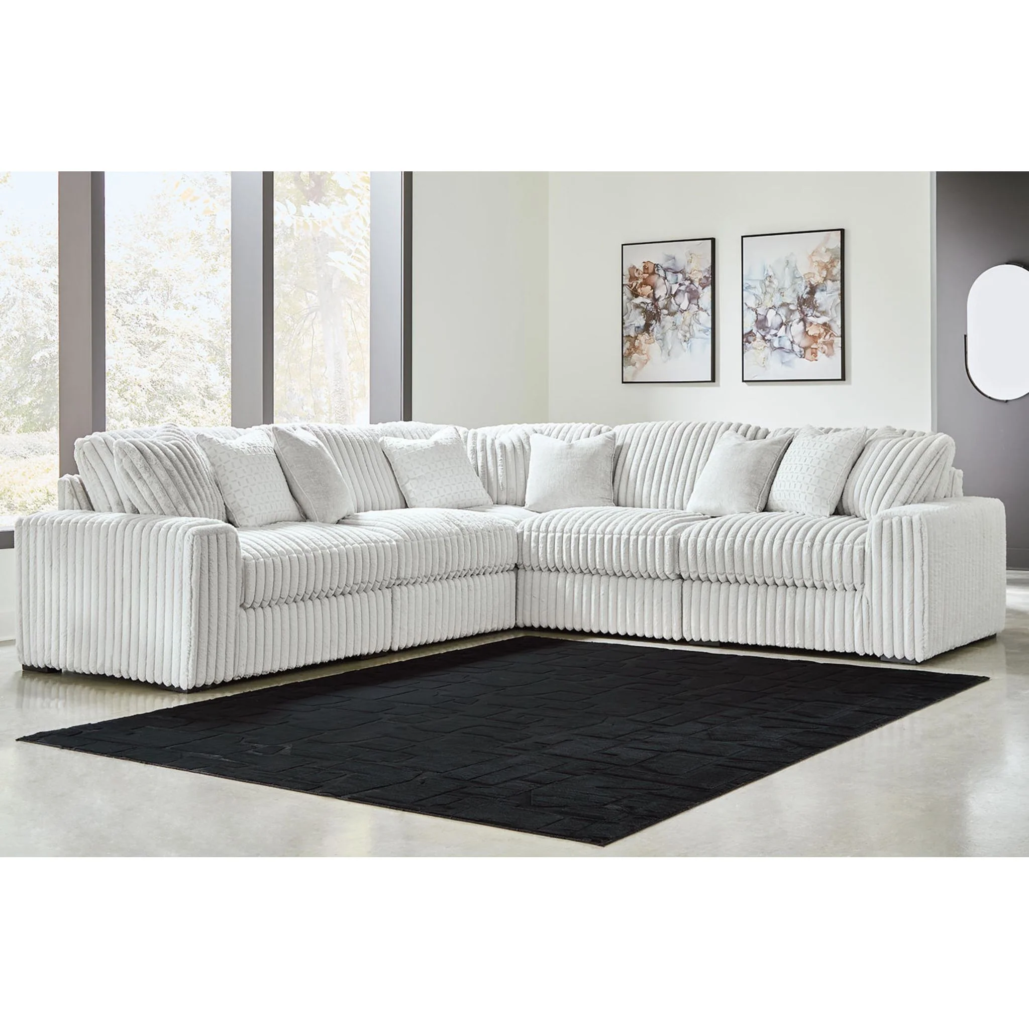 Stupendous 5 Piece Sectional - Alloy - Image 3