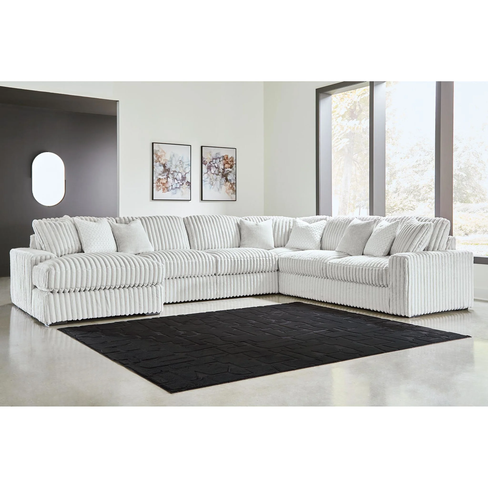 Stupendous 5 Piece Sectional with Chaise - Image 10