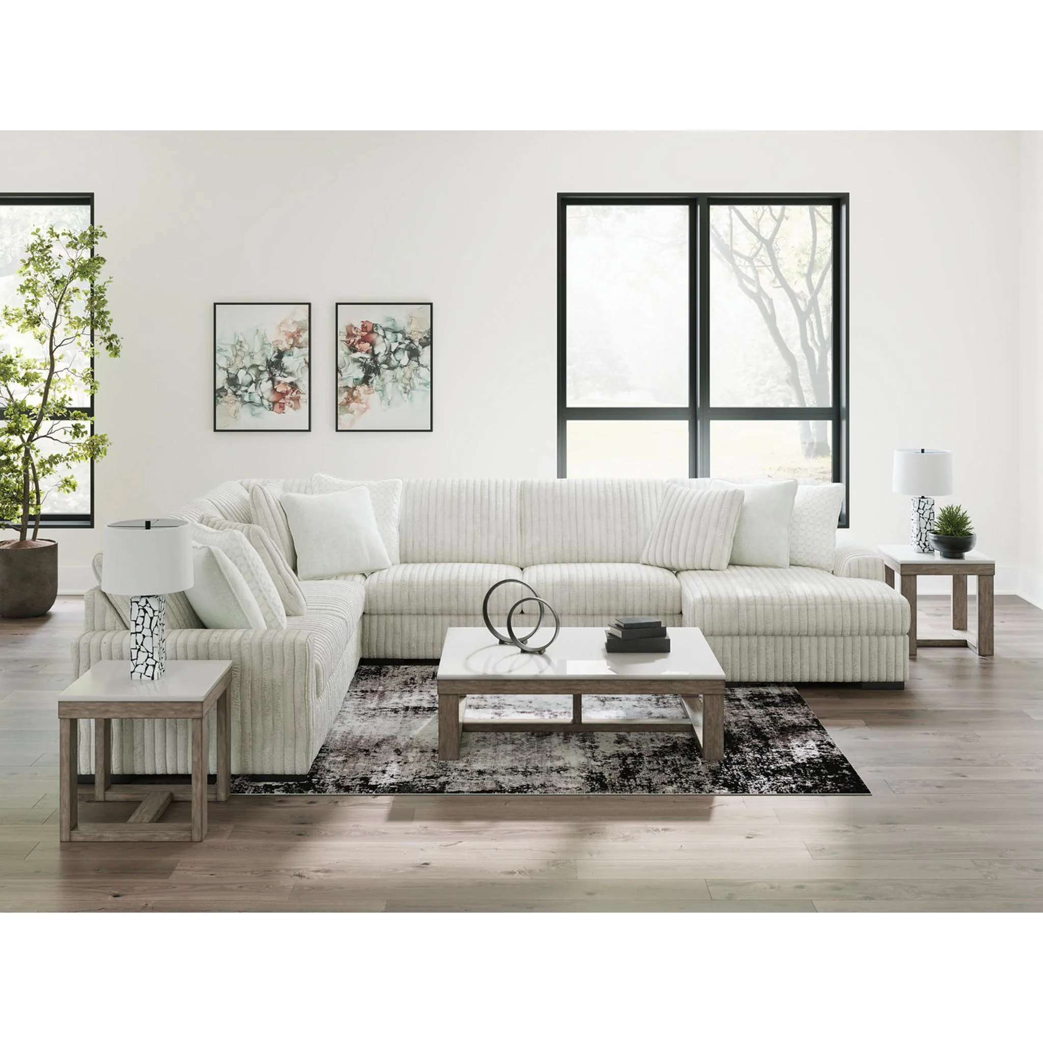 Stupendous 5 Piece Sectional with Chaise - Image 2