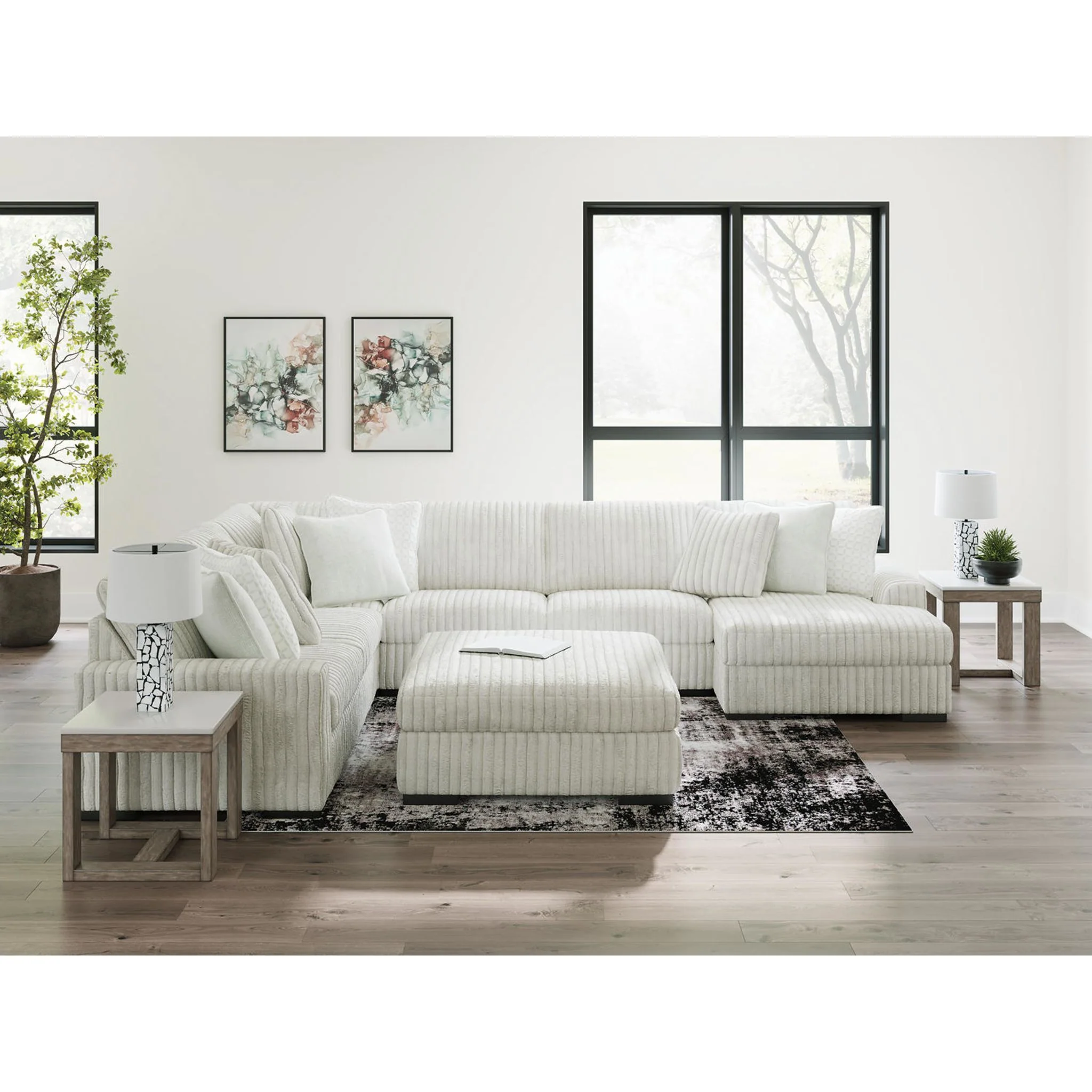 Stupendous 5 Piece Sectional with Chaise - Image 5