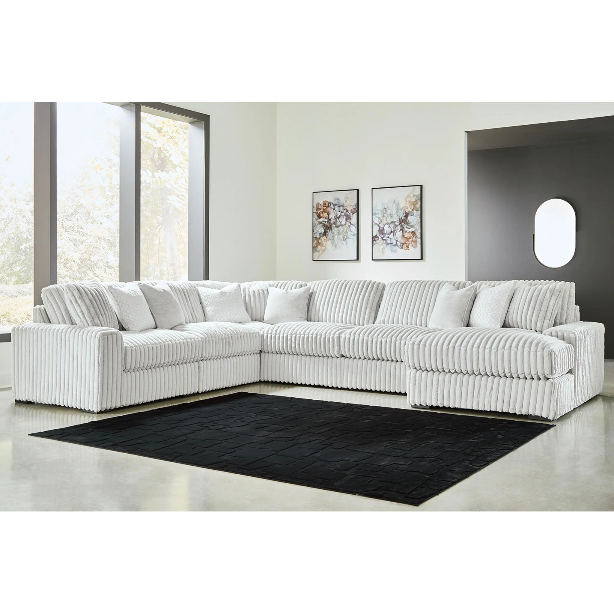 Stupendous 6 Piece Sectional with Chaise - Image 3