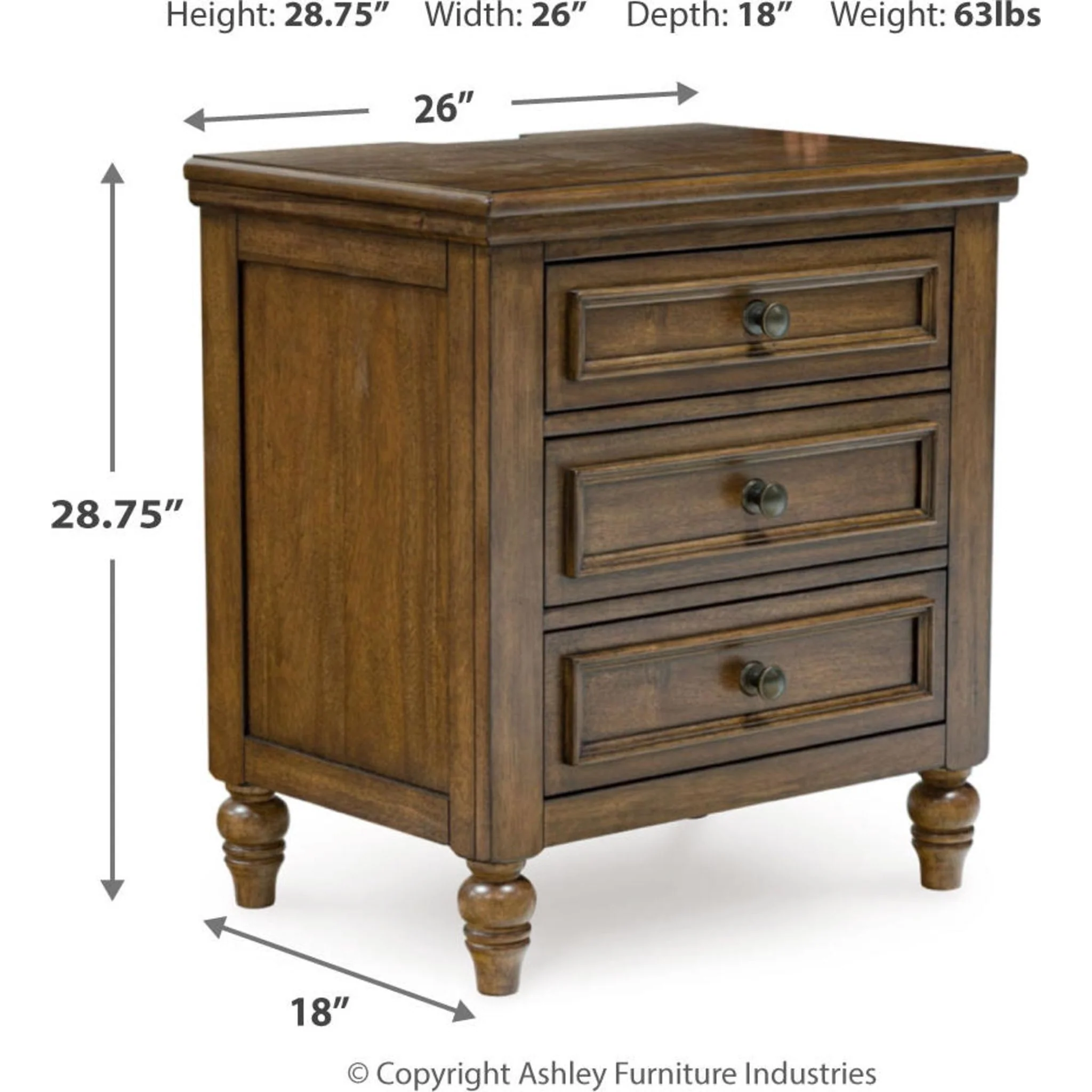 Sturlayne 6 Piece Panel Bedroom - Brown - Image 15