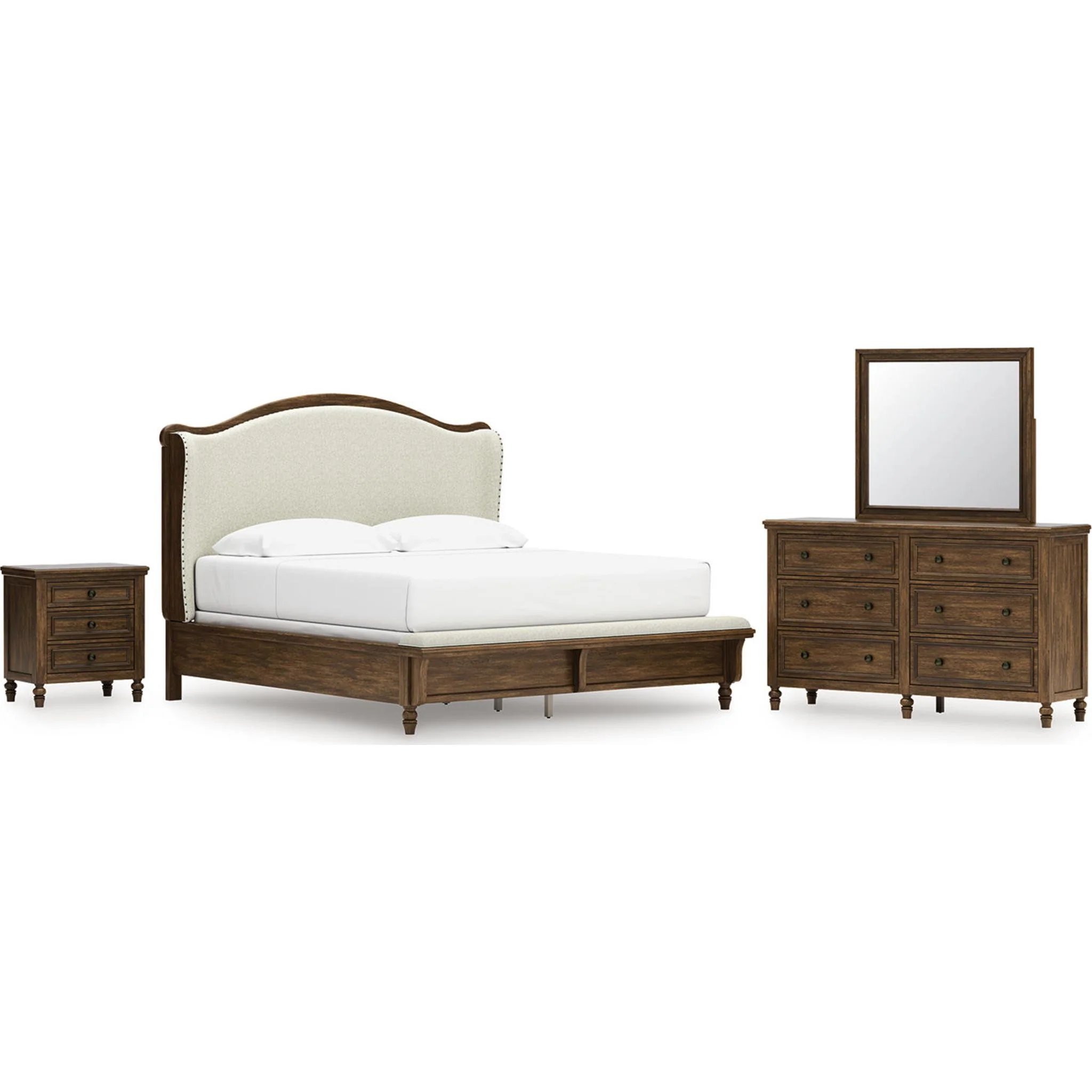 Sturlayne 6 Piece Panel Bedroom - Brown - Image 17