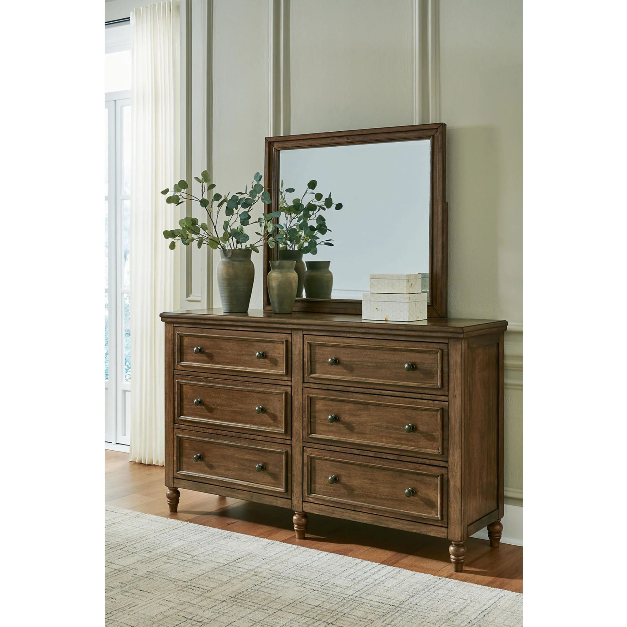 Sturlayne 6 Piece Panel Bedroom - Brown - Image 4