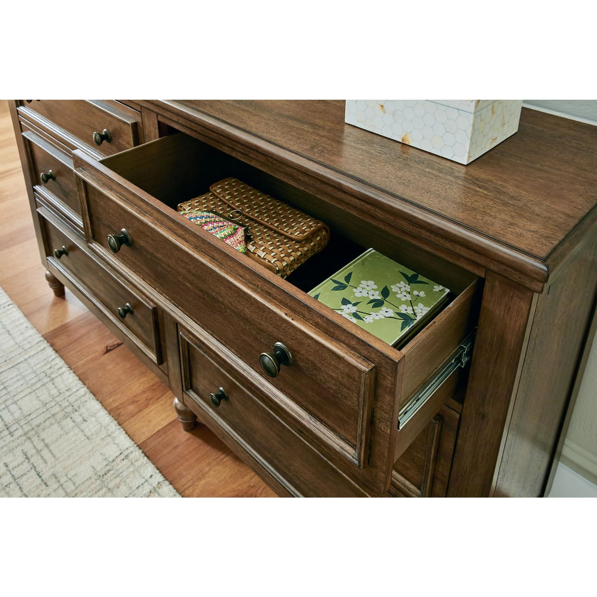 Sturlayne Dresser and Mirror - Brown - Image 4