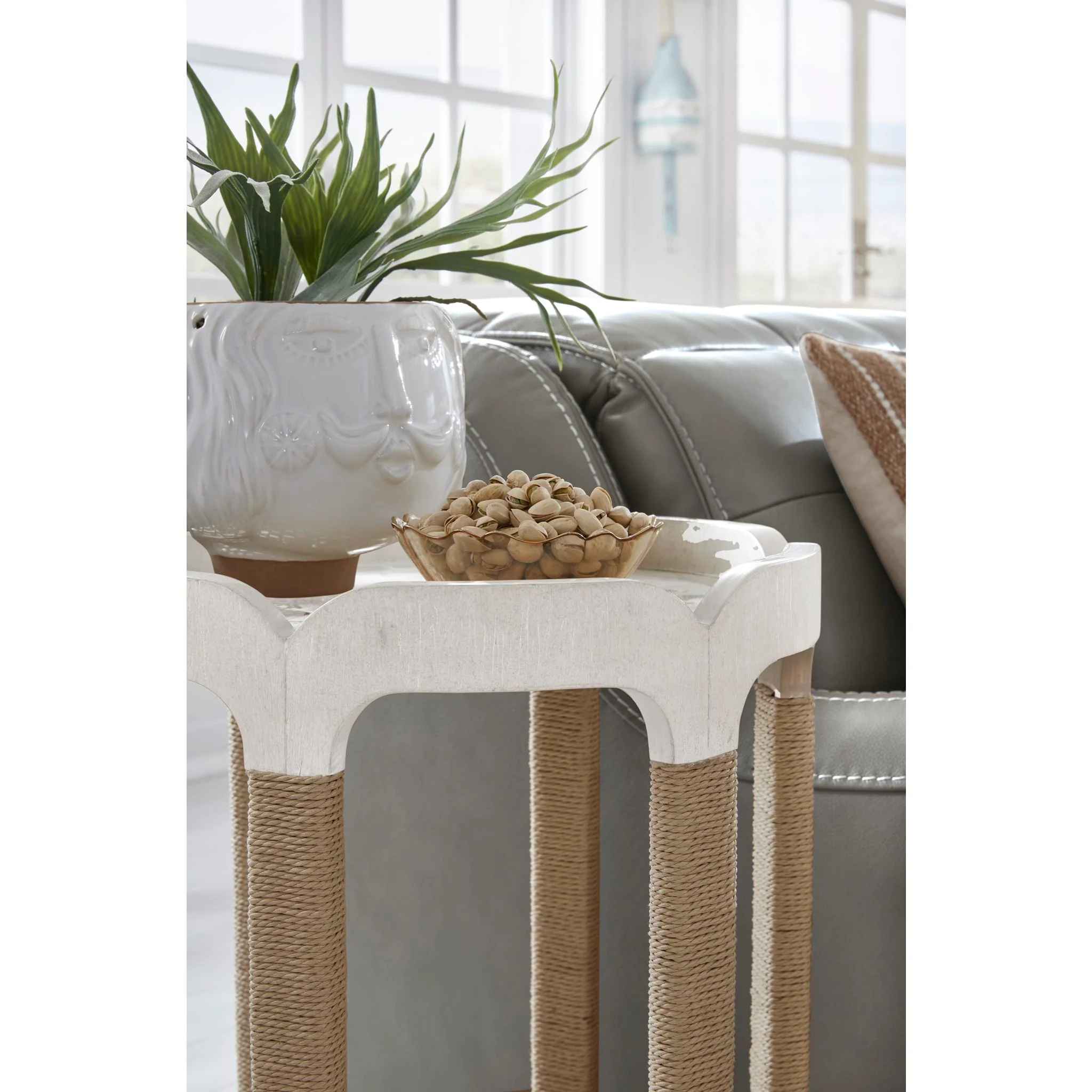 Sunset Cove Accent Table - Moonlight Pearl - Image 4