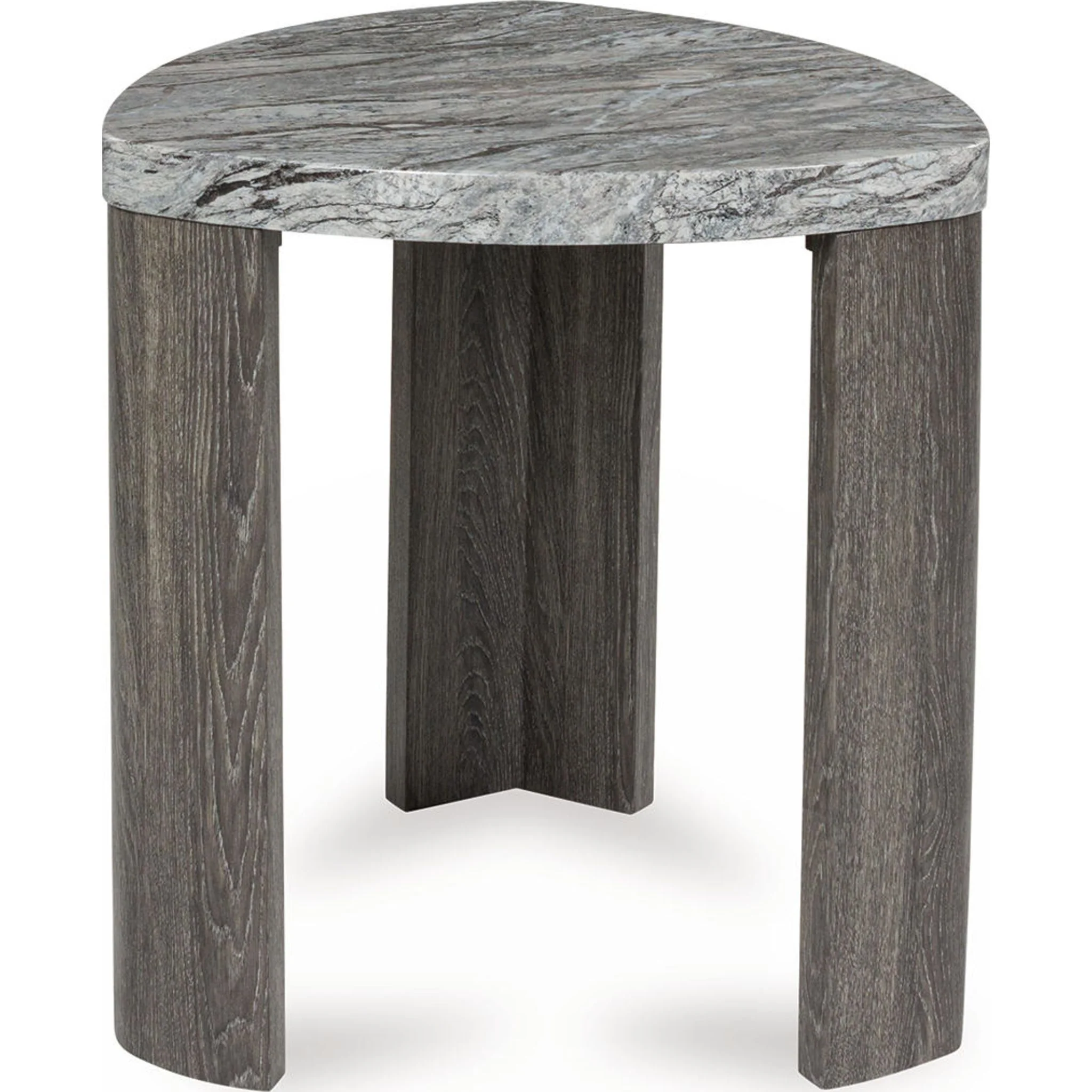 Surmour End Table - Gray/Brown - Image 6