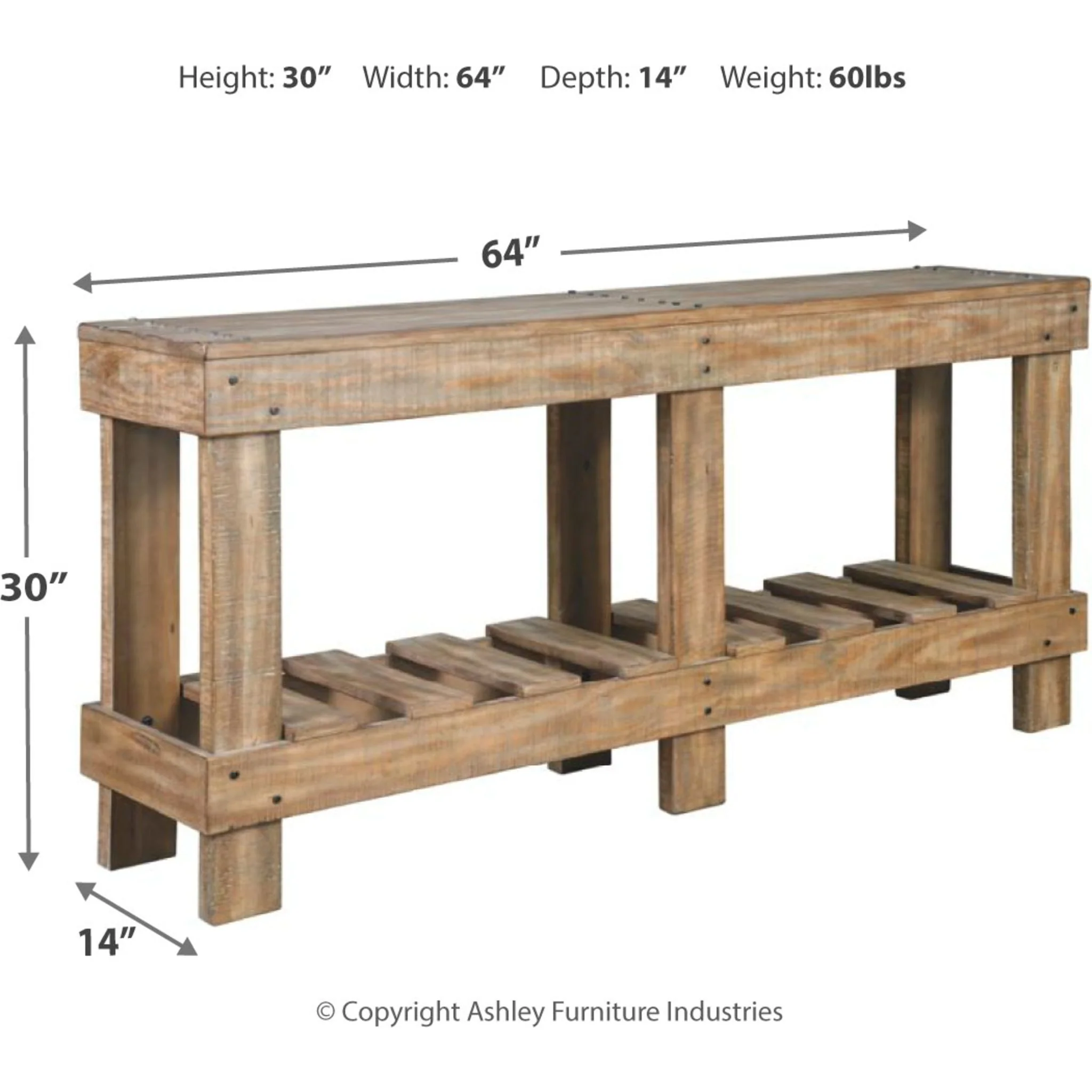 Susandeer Console Table - Brown - Image 4