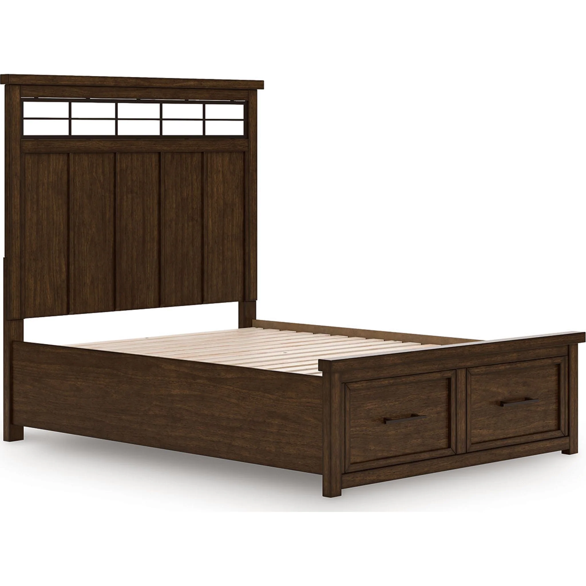 Taffenbrook Storage Bed - Medium Brown - Image 4