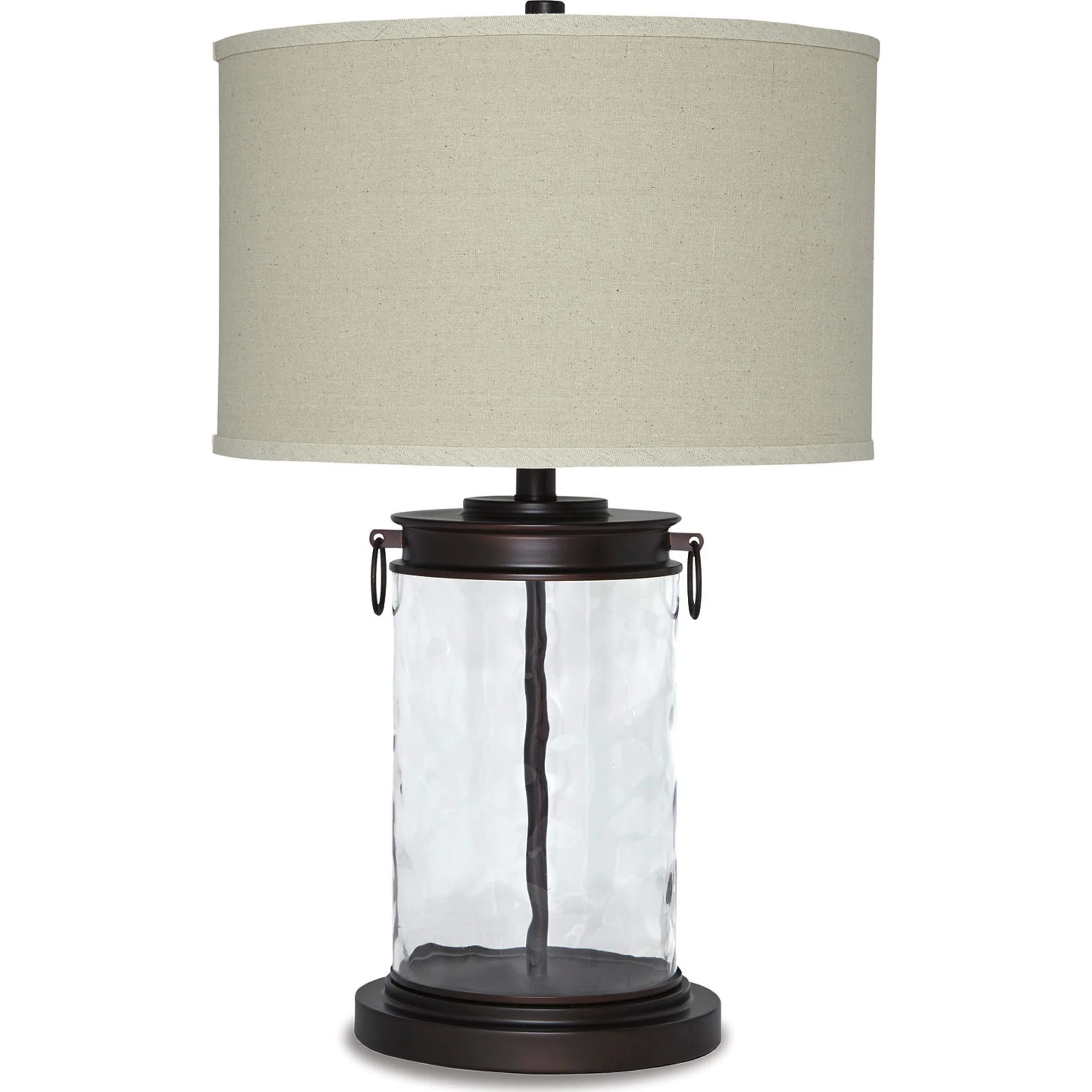 Tailynn Table Lamp - Clear/Bronze 25.25"
