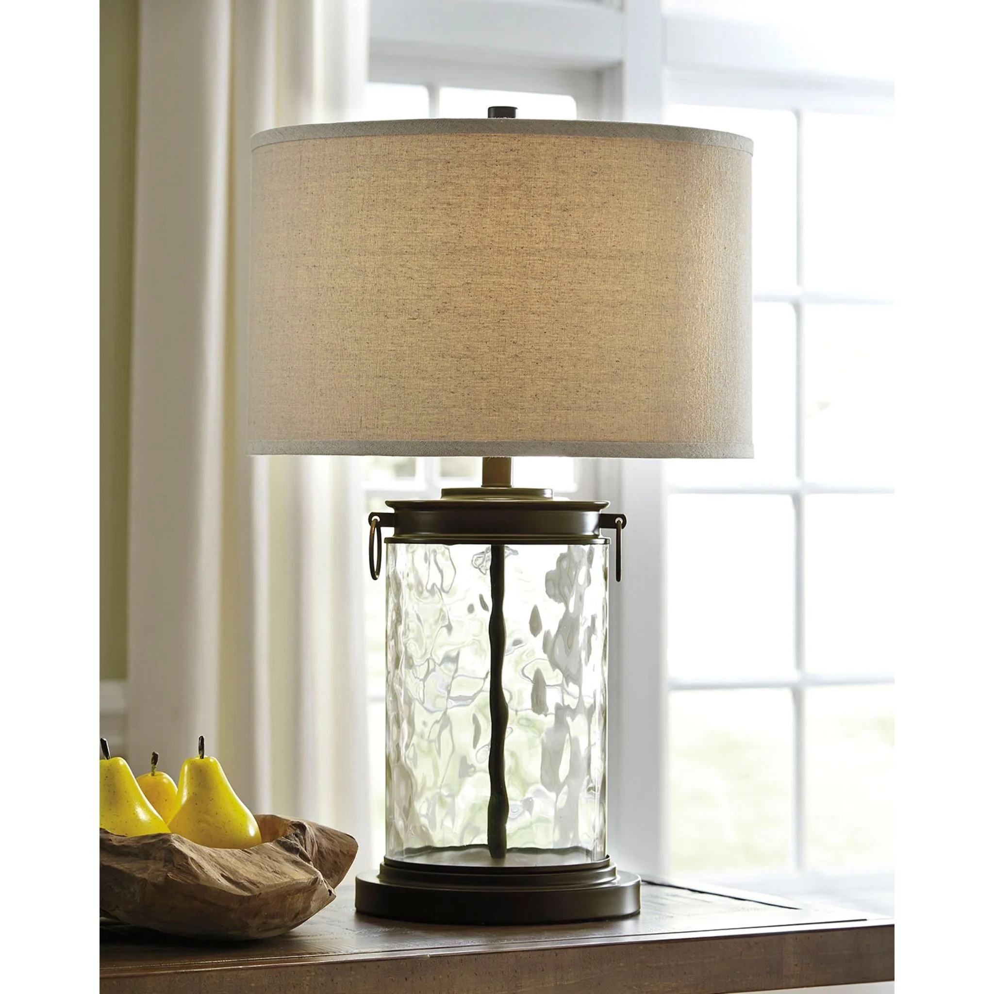 Tailynn Table Lamp - Clear/Bronze 25.25" - Image 3