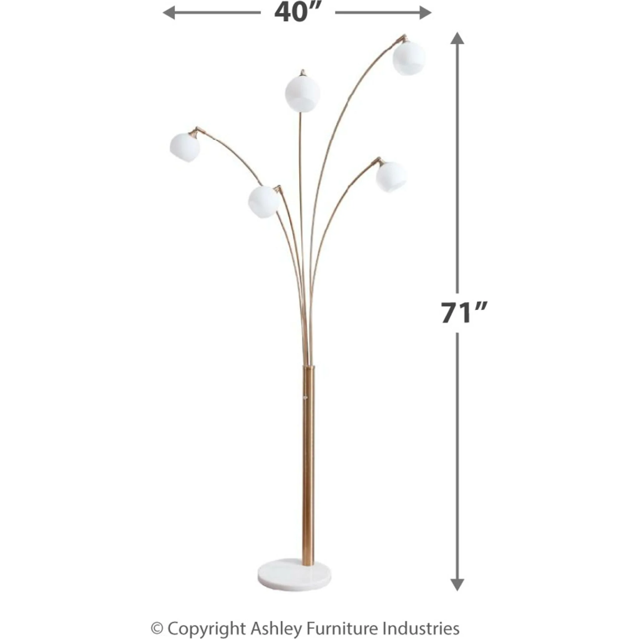 Taliya Floor Lamp 95.00" - Image 4