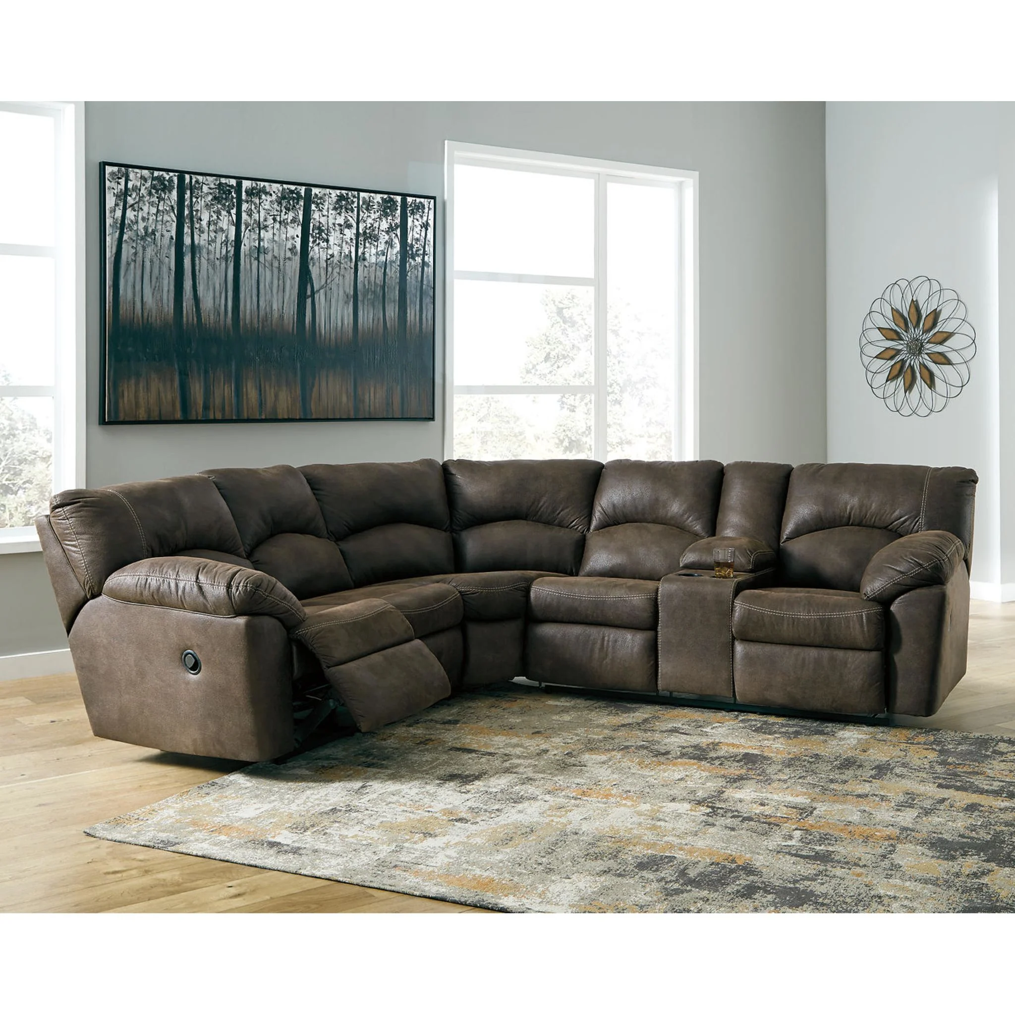 Tambo 2 Piece Reclining Sectional - Image 21