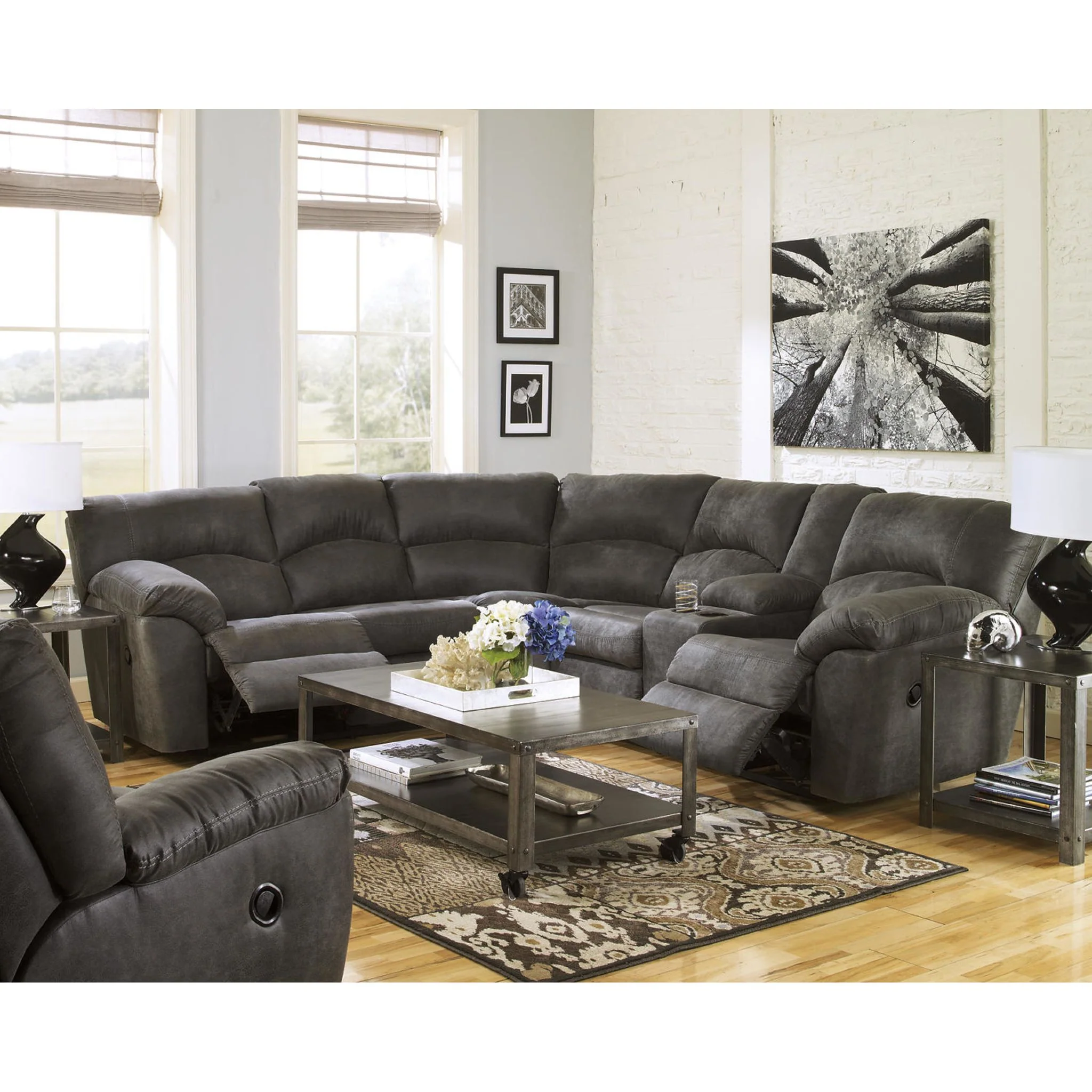 Tambo Rocker Recliner - Pewter - Image 28