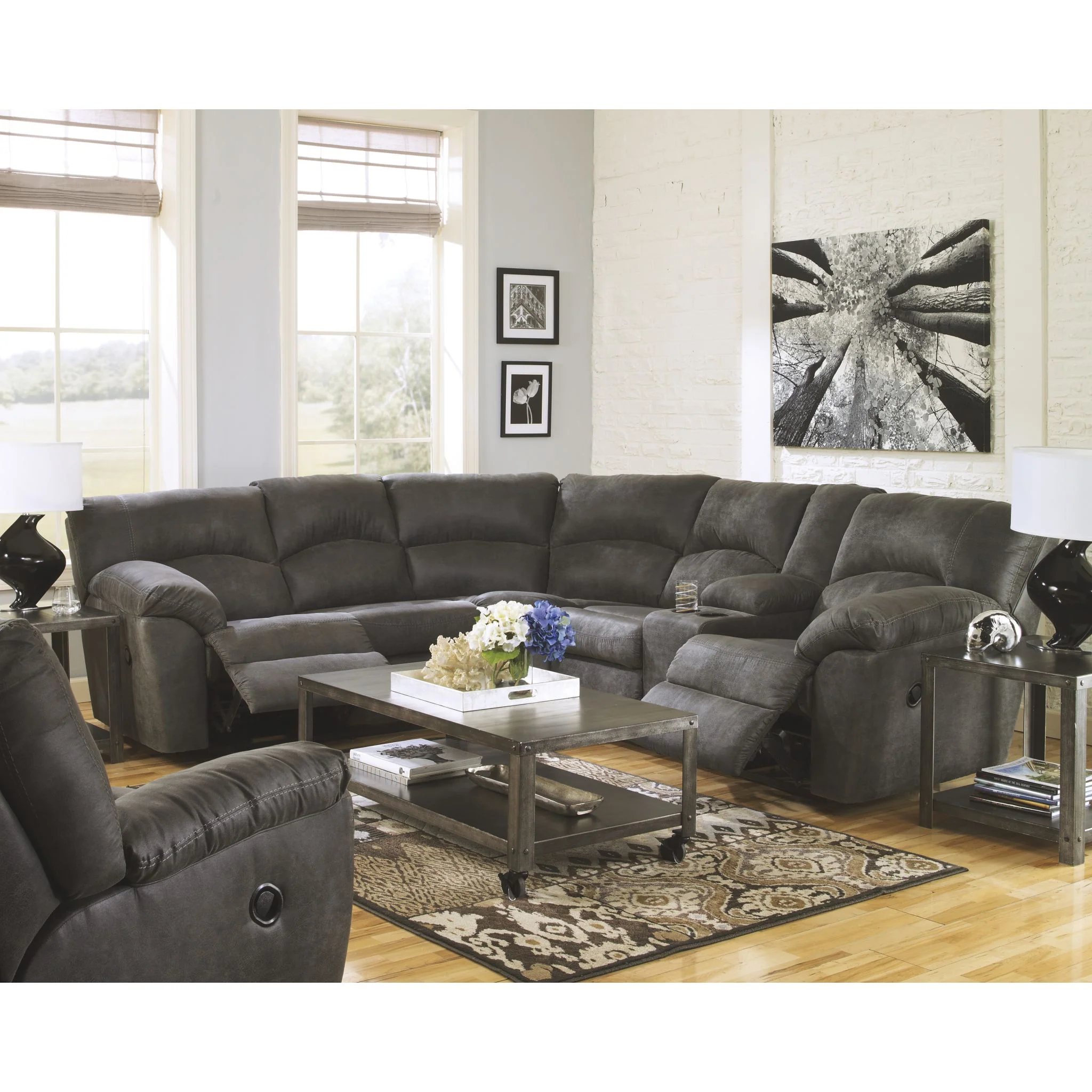 Tambo Rocker Recliner - Pewter - Image 40
