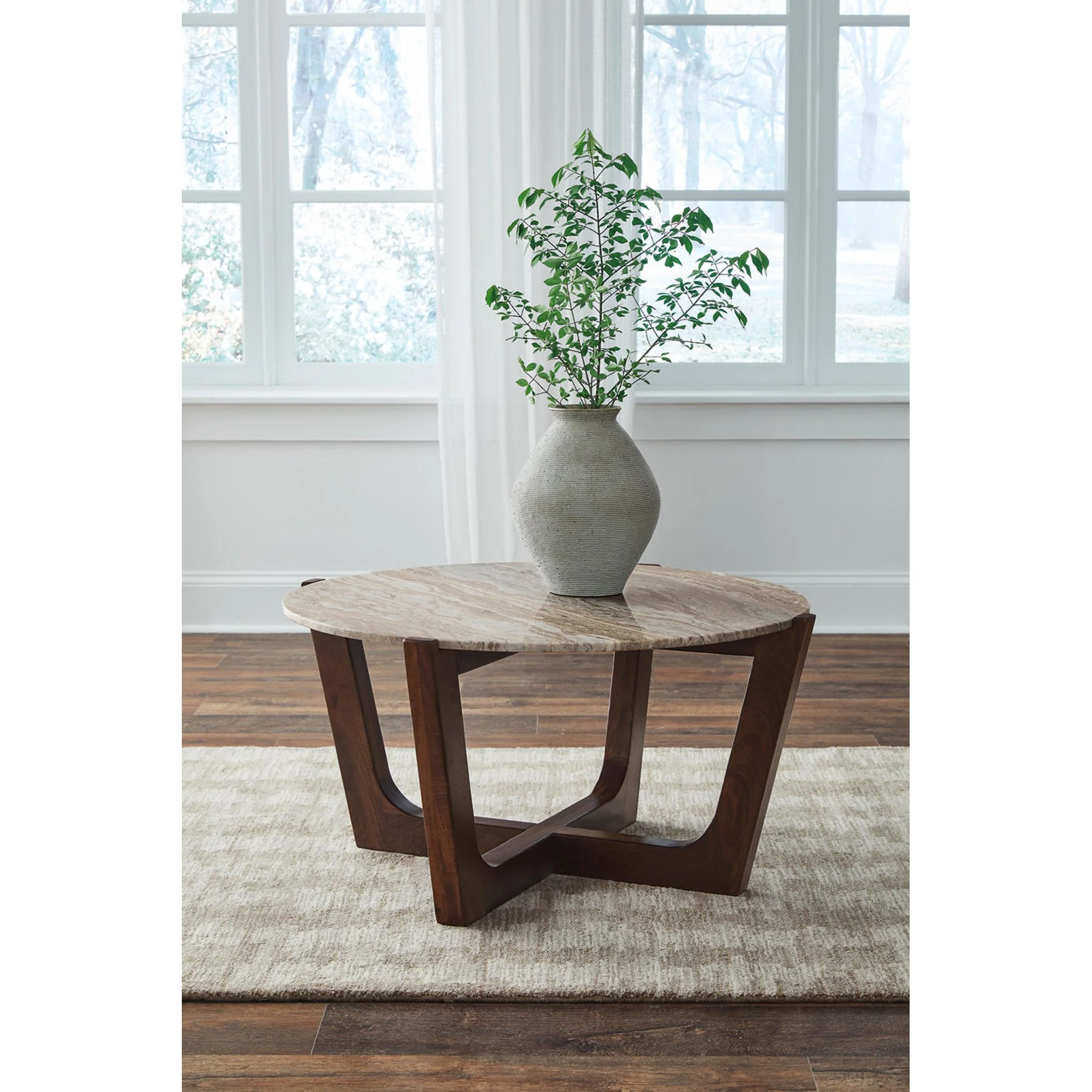 Tanidore Coffee Table - Warm Brown - Image 2