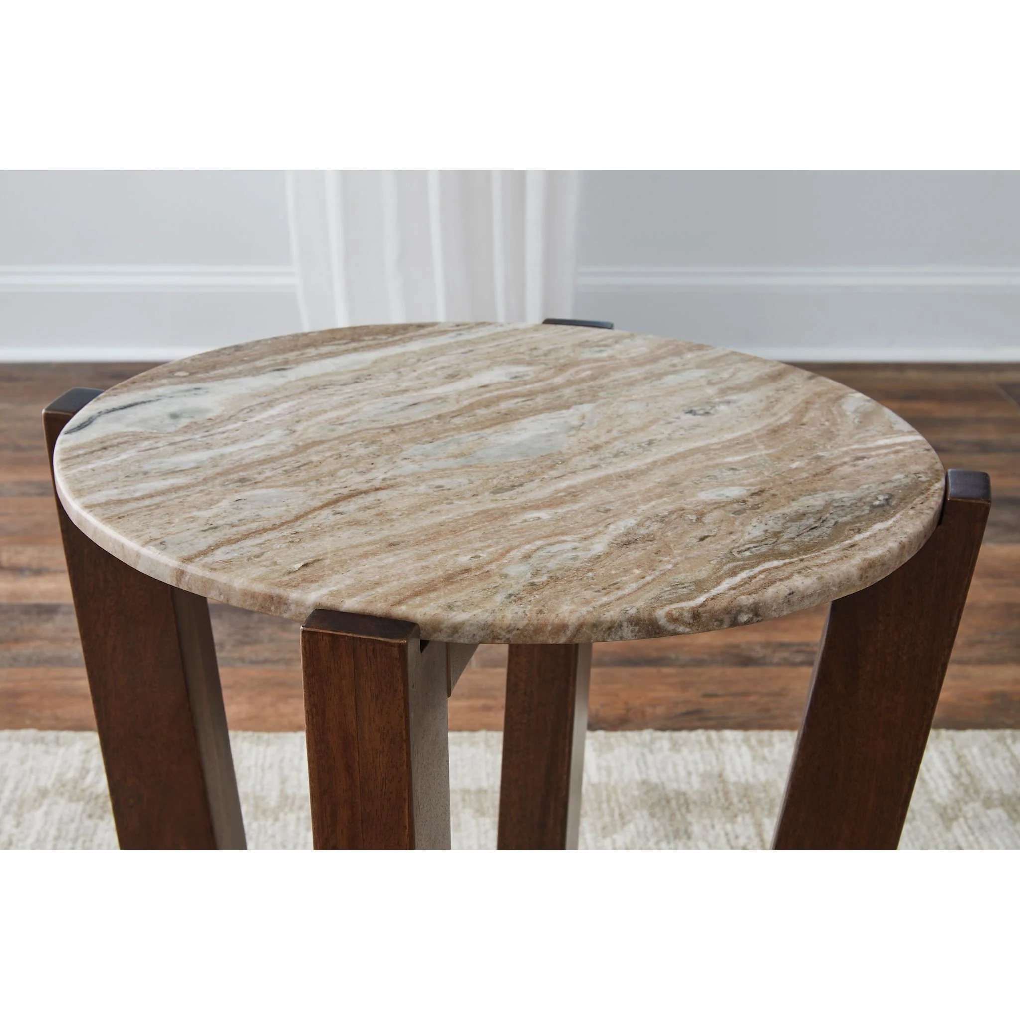 Tanidore End Table - Warm Brown - Image 4