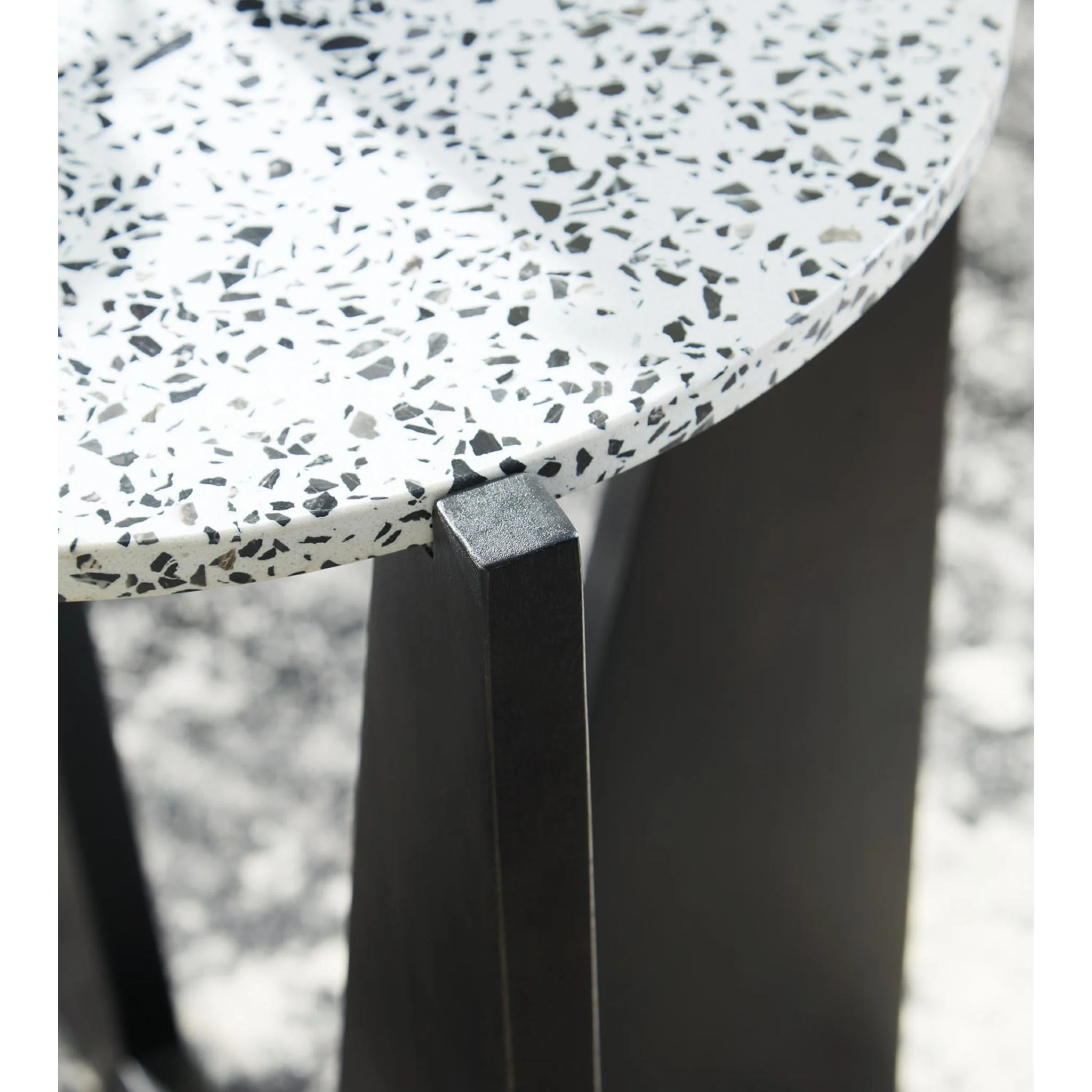 Tellrich Accent Table - Black/White - Image 22