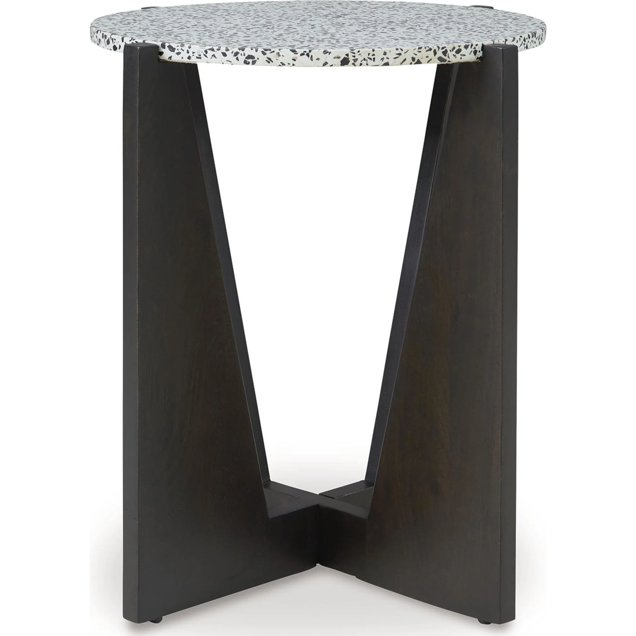 Tellrich Accent Table - Black/White - Image 27