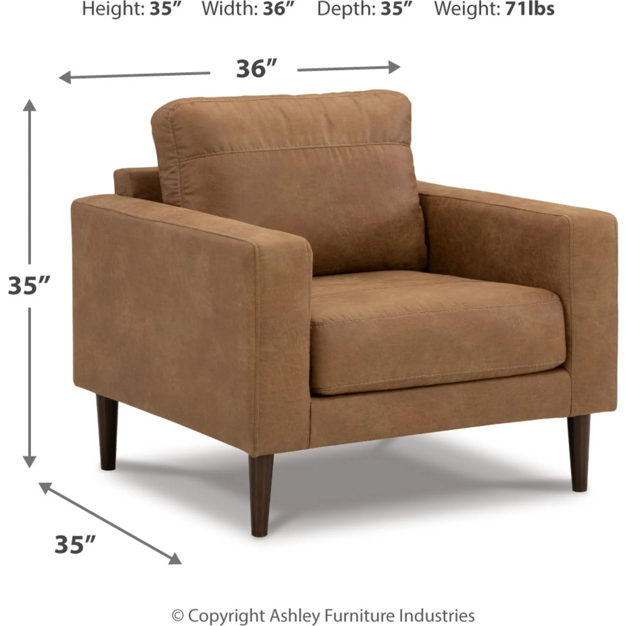 Telora Chair - Caramel - Image 6