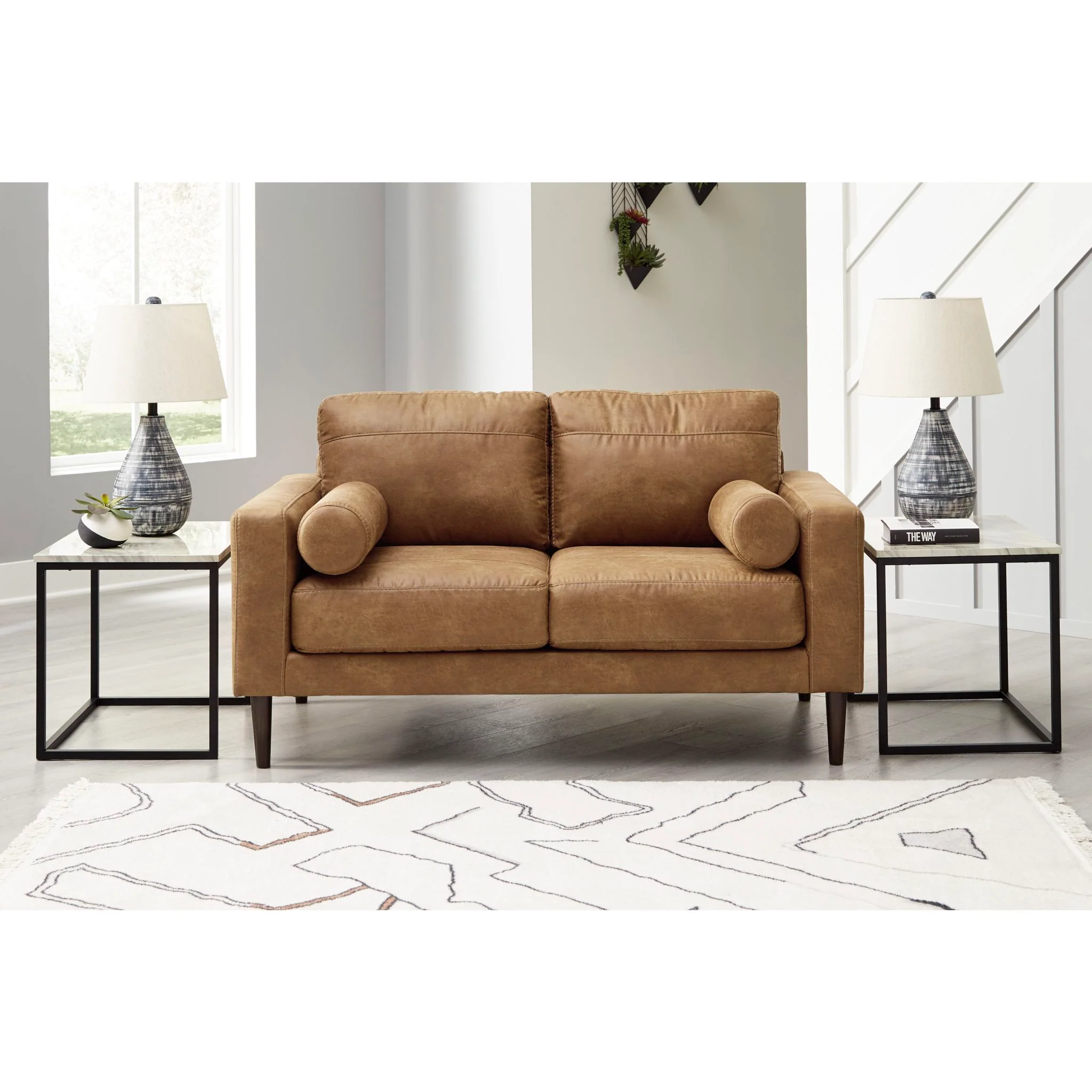 Telora Loveseat - Caramel - Image 2