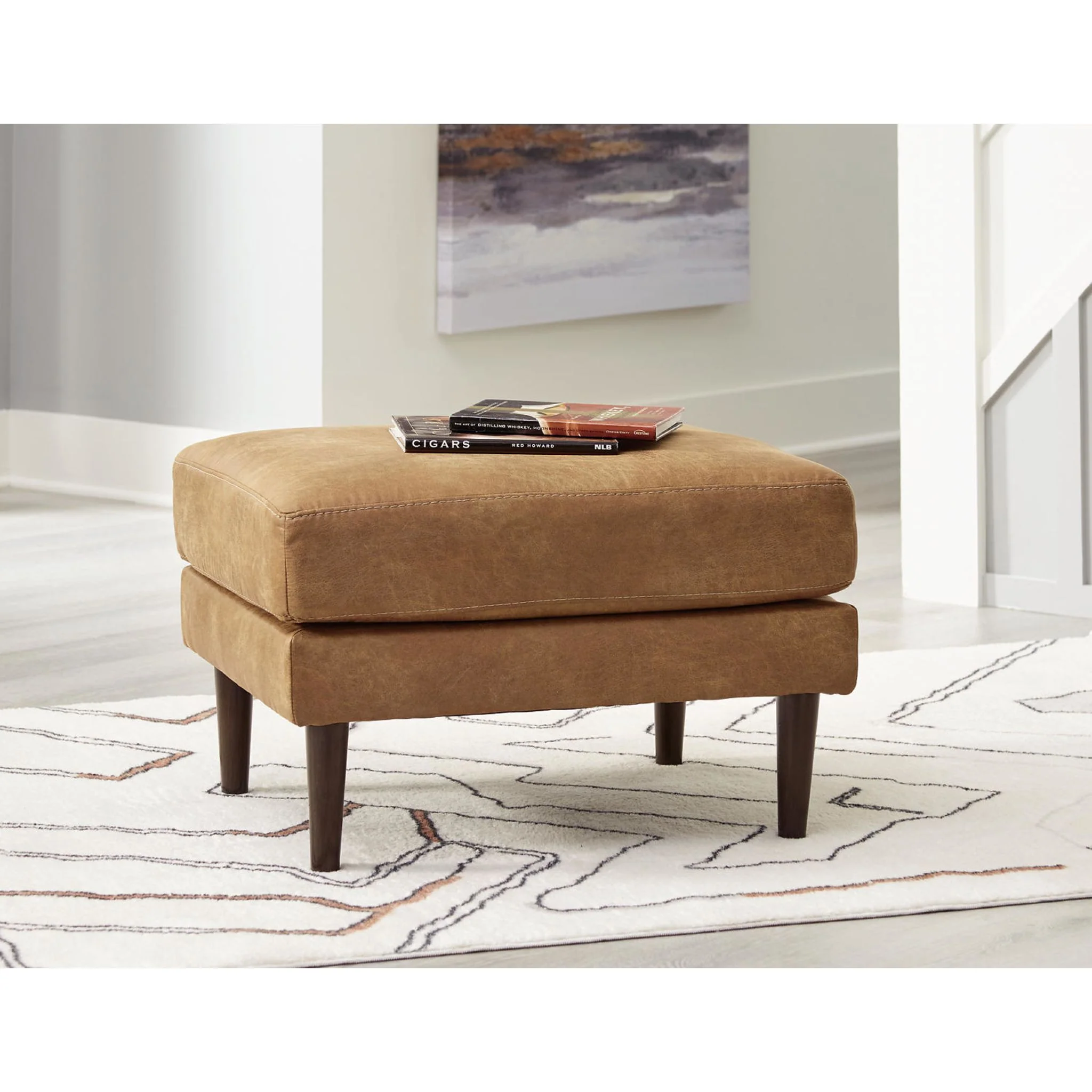 Telora Ottoman - Caramel - Image 5