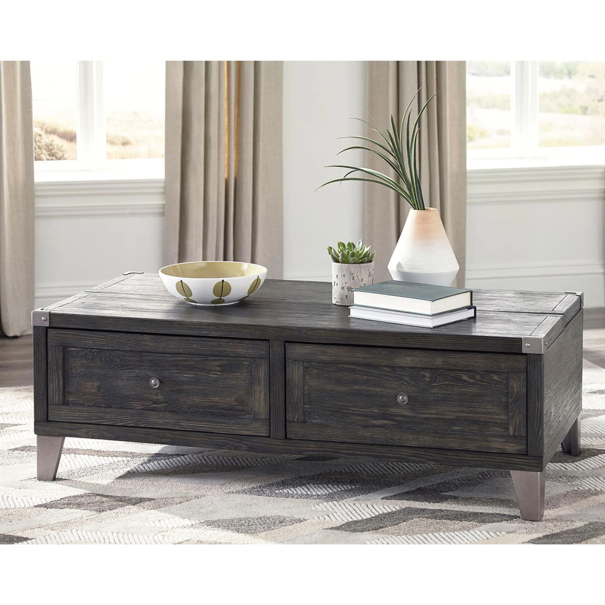 Todoe Coffee Table - Dark Gray - Image 29