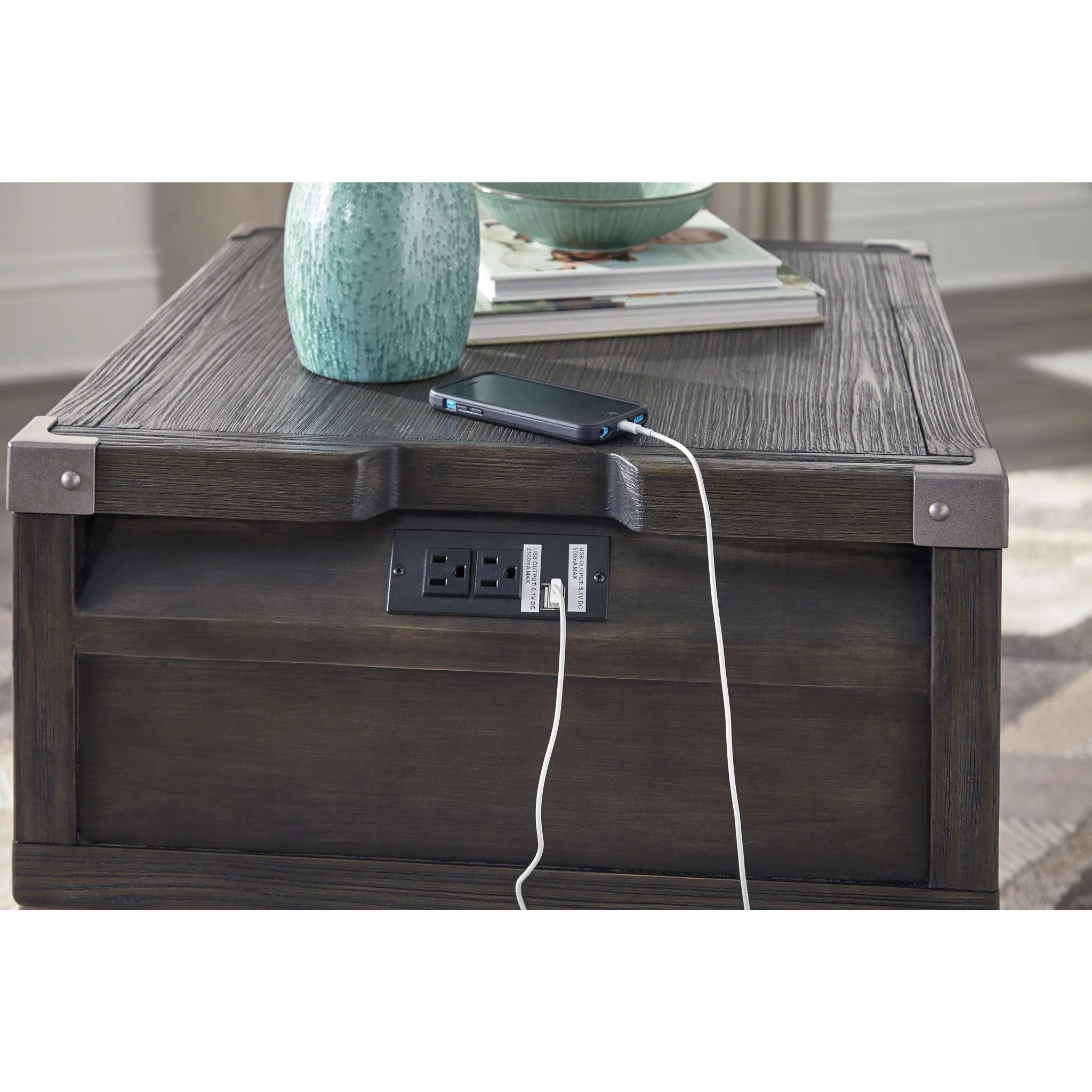 Todoe Coffee Table - Dark Gray - Image 43