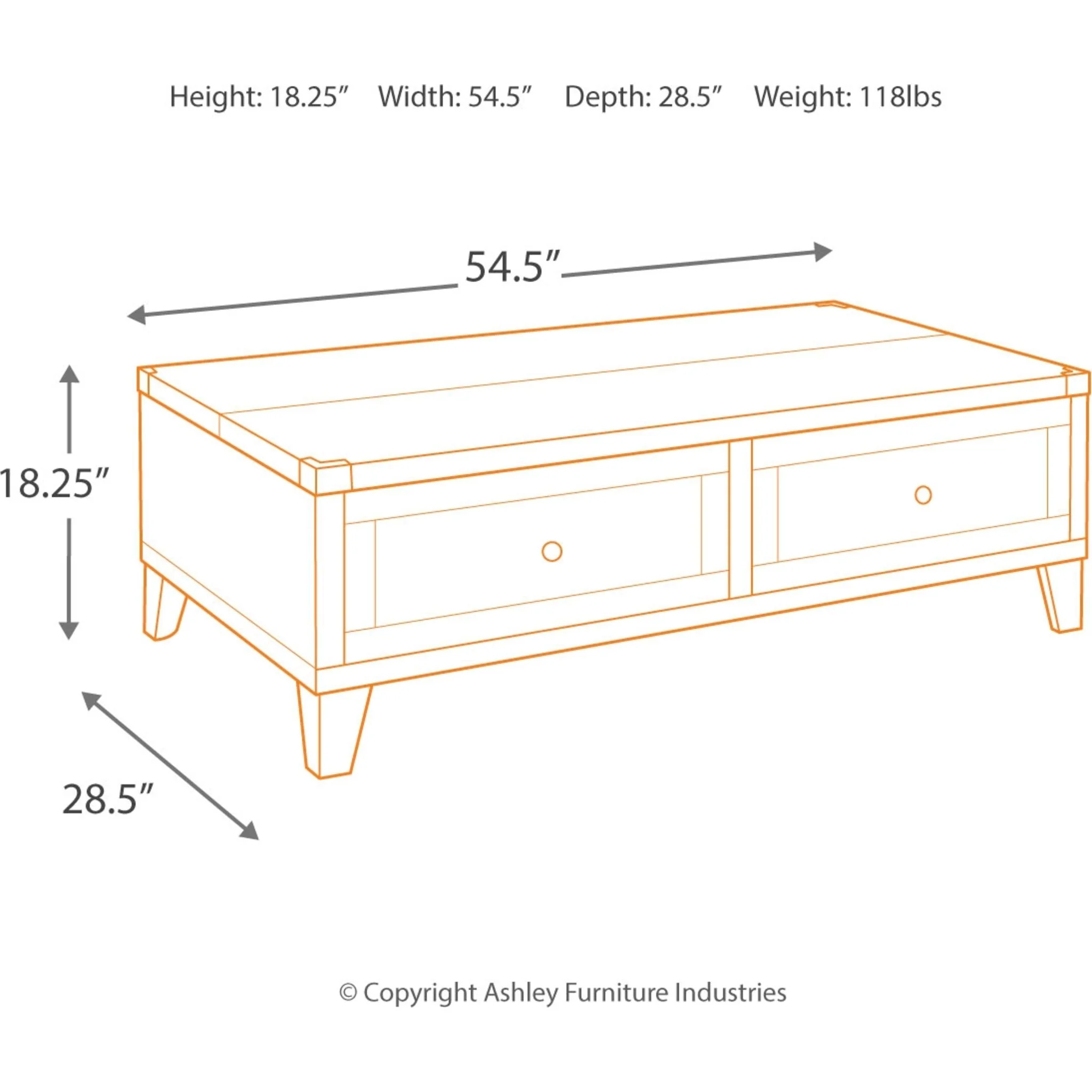 Todoe Coffee Table - Dark Gray - Image 44