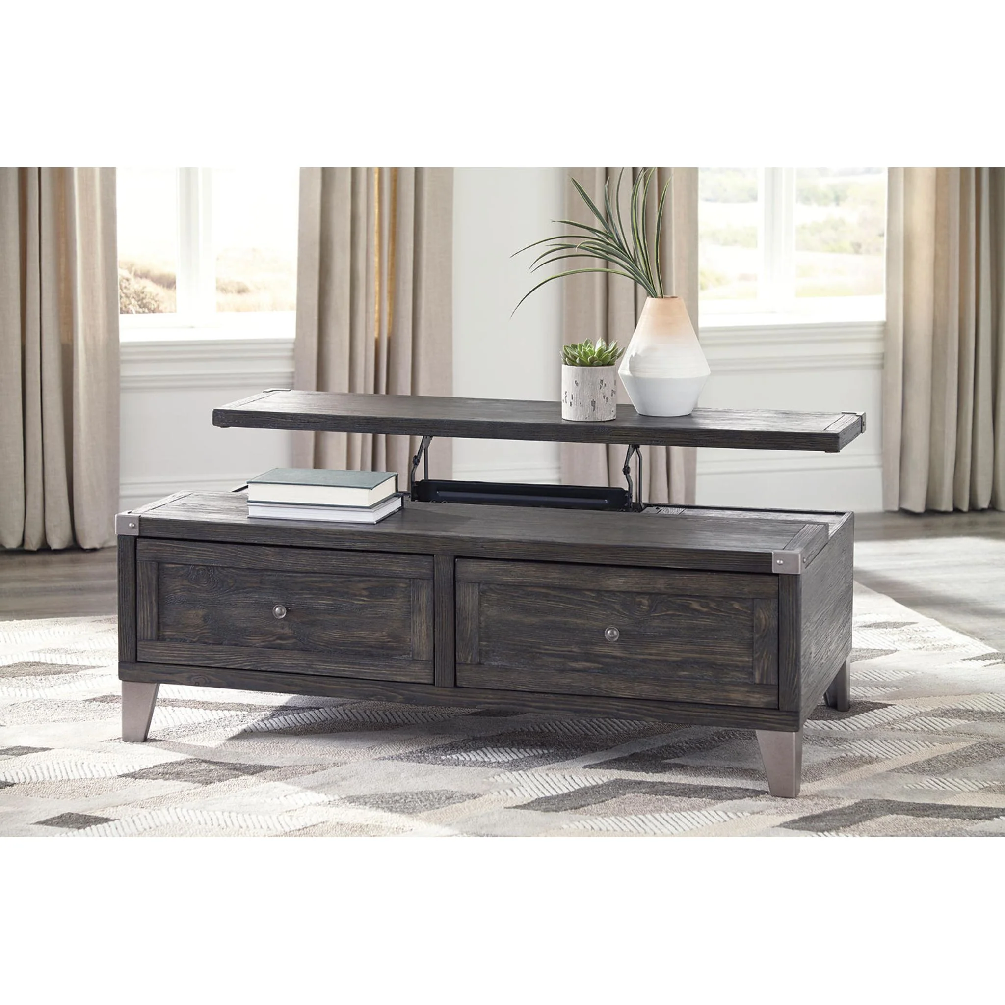 Todoe Coffee Table - Dark Gray - Image 51