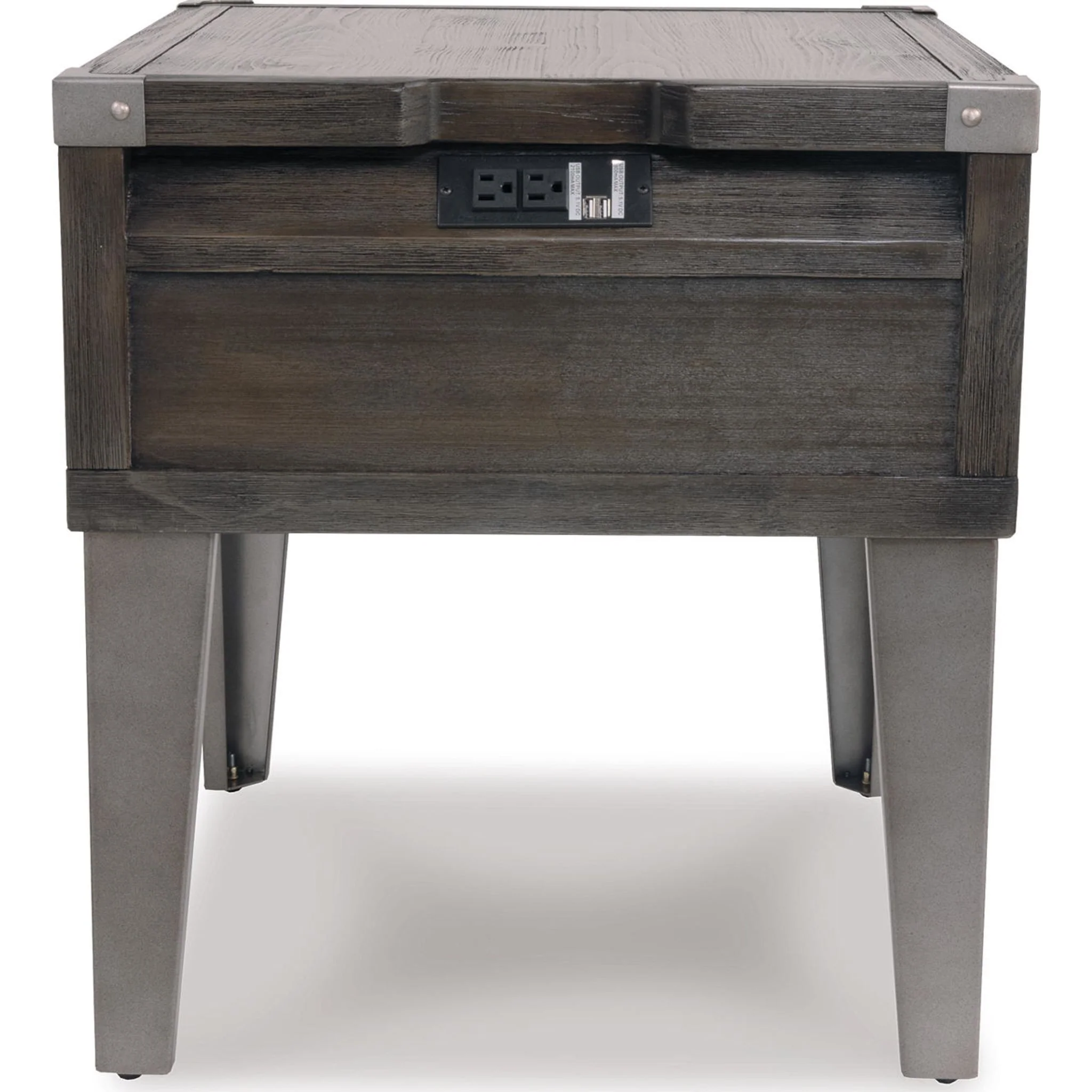 Todoe End Table - Dark Gray - Image 22