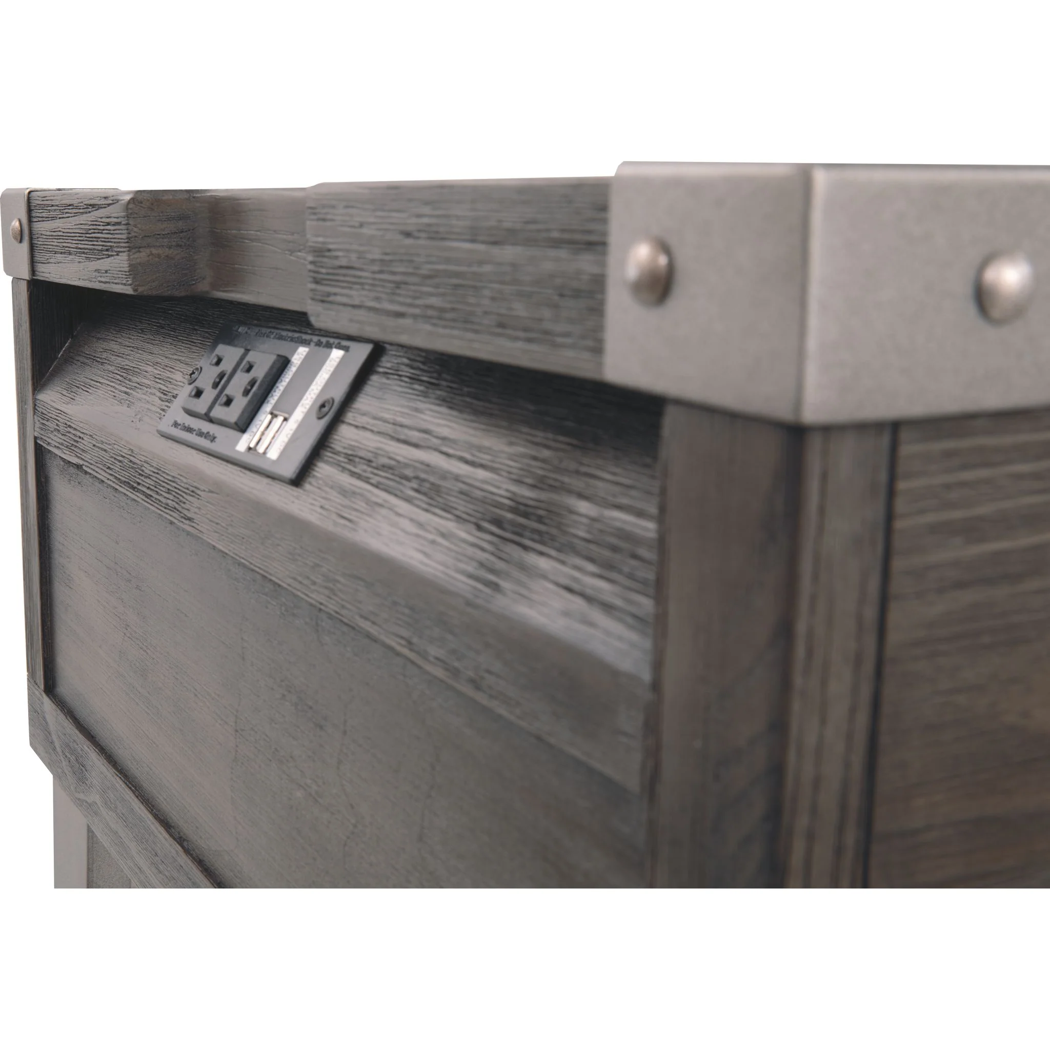 Todoe End Table - Dark Gray - Image 5