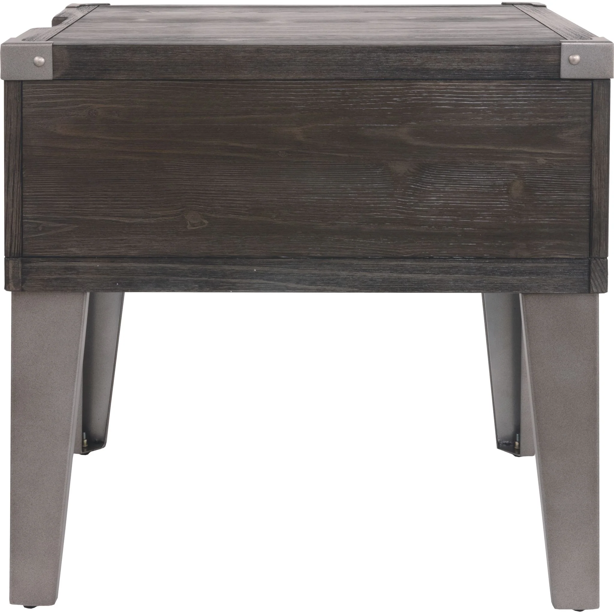 Todoe End Table - Dark Gray - Image 9