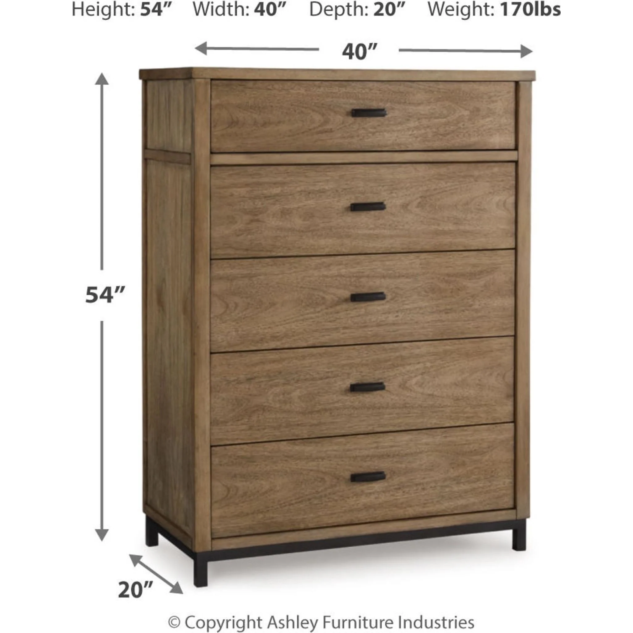Tomtyn Chest - Light Brown - Image 3