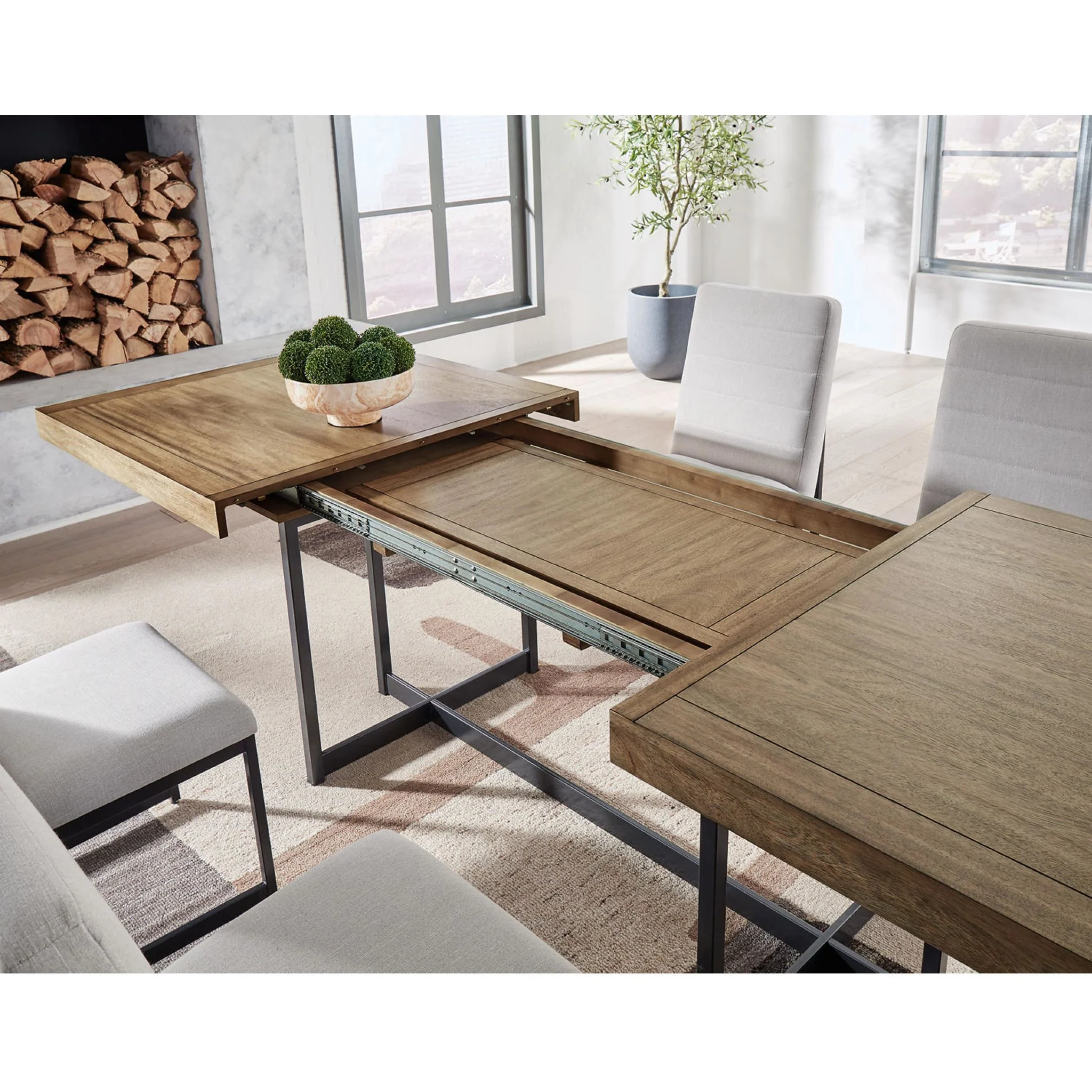 Tomtyn Dining Extension Table - Light Brown - (D622-35) - Image 14