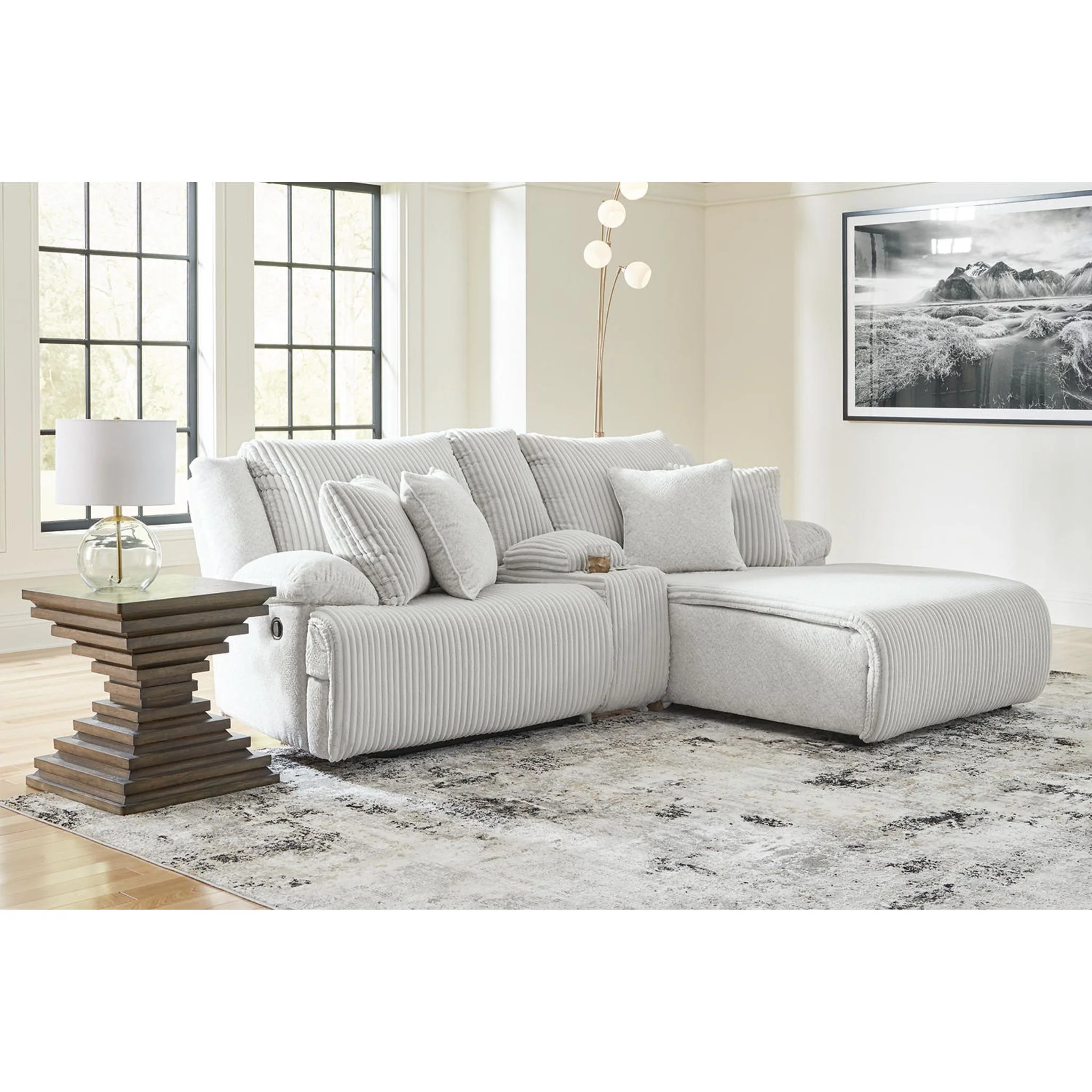 Top Tier 3 Piece Reclining Sectional - Image 10