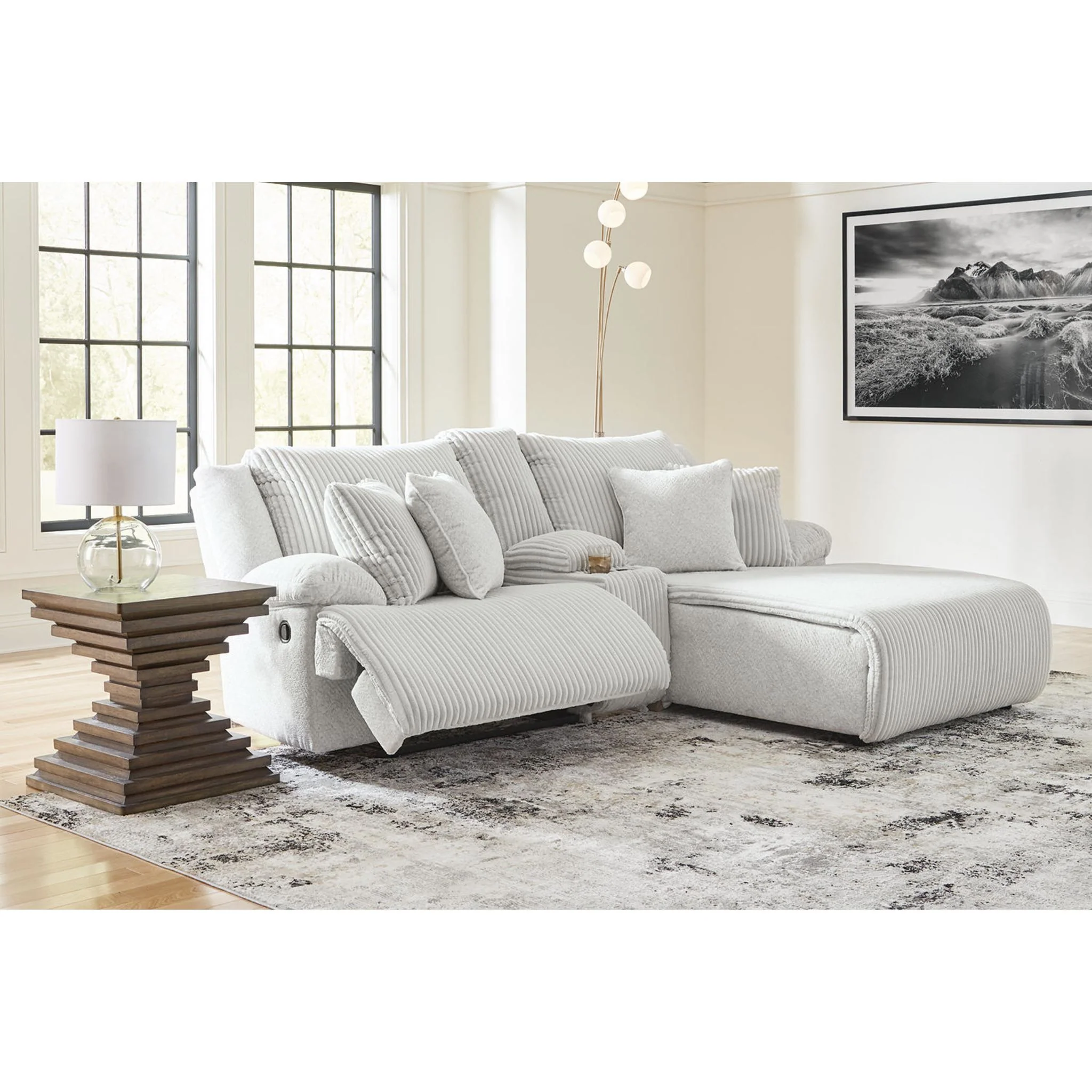 Top Tier 3 Piece Reclining Sectional - Image 14
