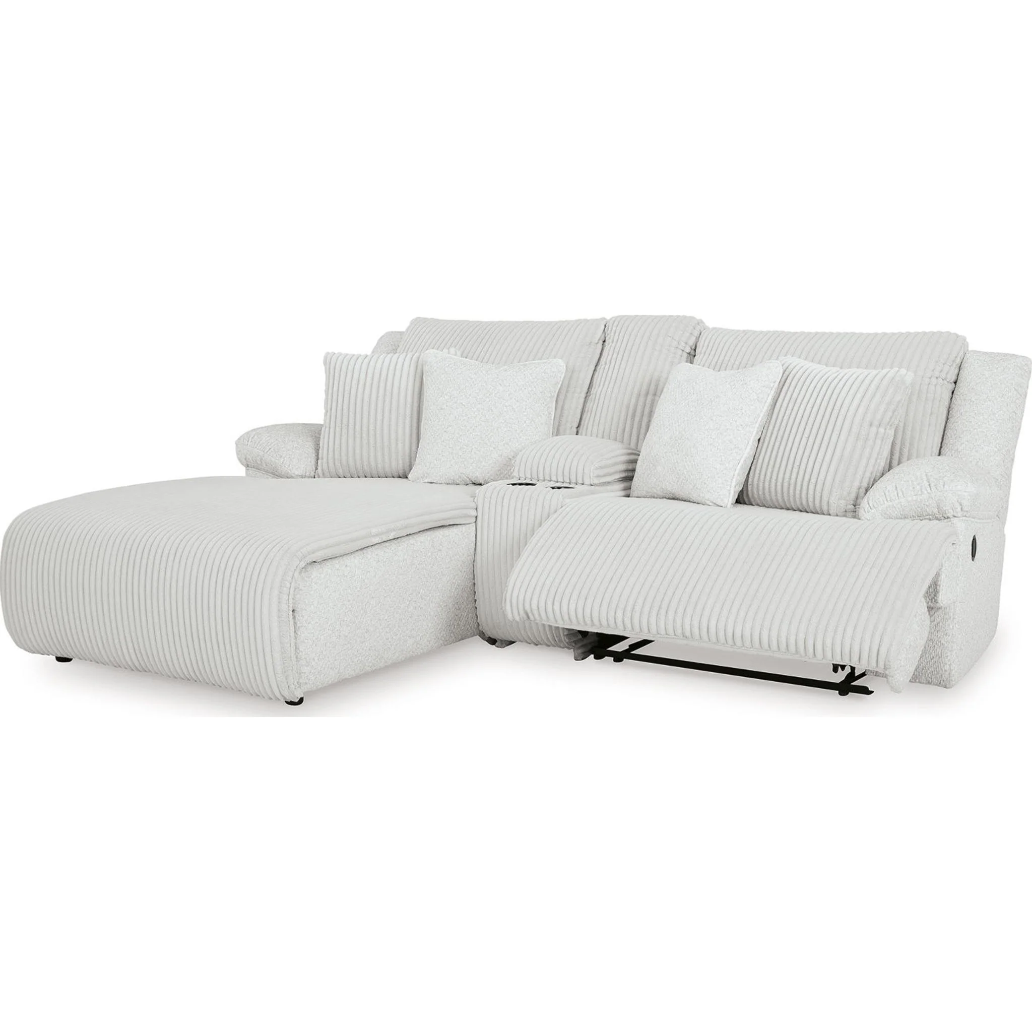 Top Tier 3 Piece Reclining Sectional - Image 28