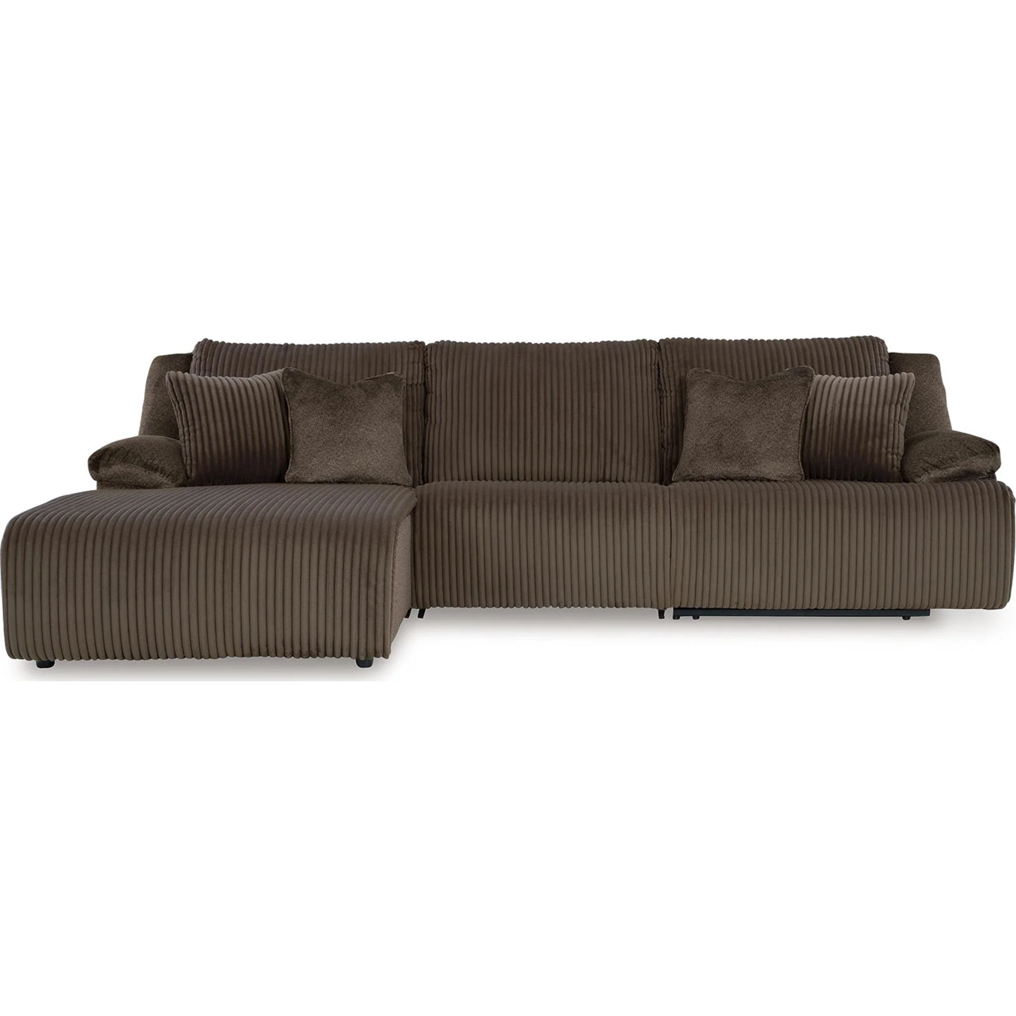 Top Tier 3 Piece Reclining Sectional with Chaise - Image 15