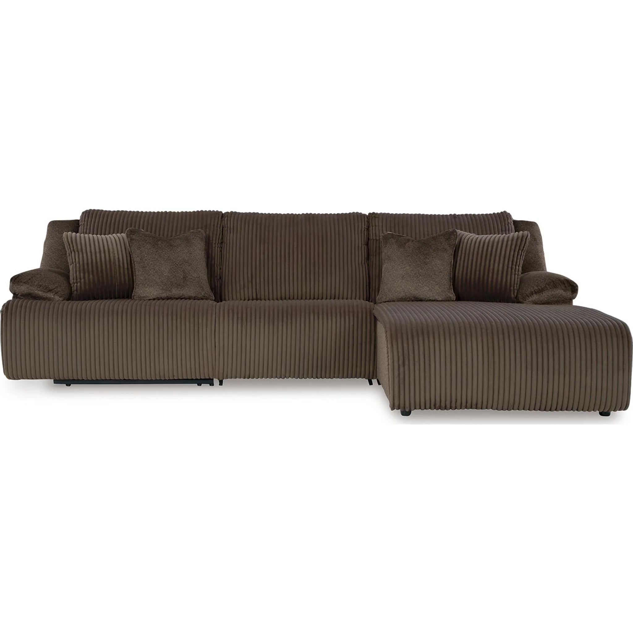 Top Tier 3 Piece Reclining Sectional with Chaise - Image 20