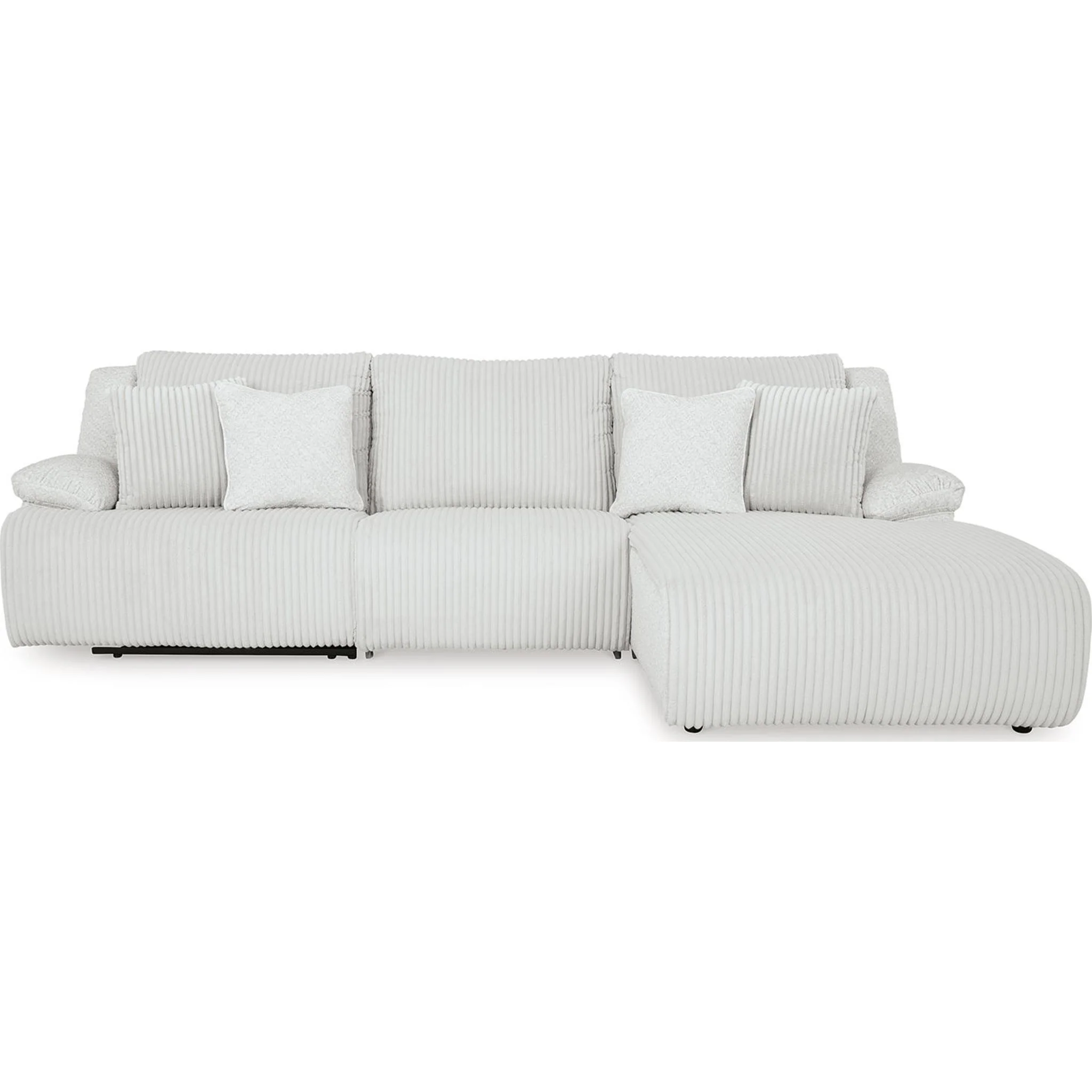 Top Tier 3 Piece Reclining Sectional with Chaise - Image 4