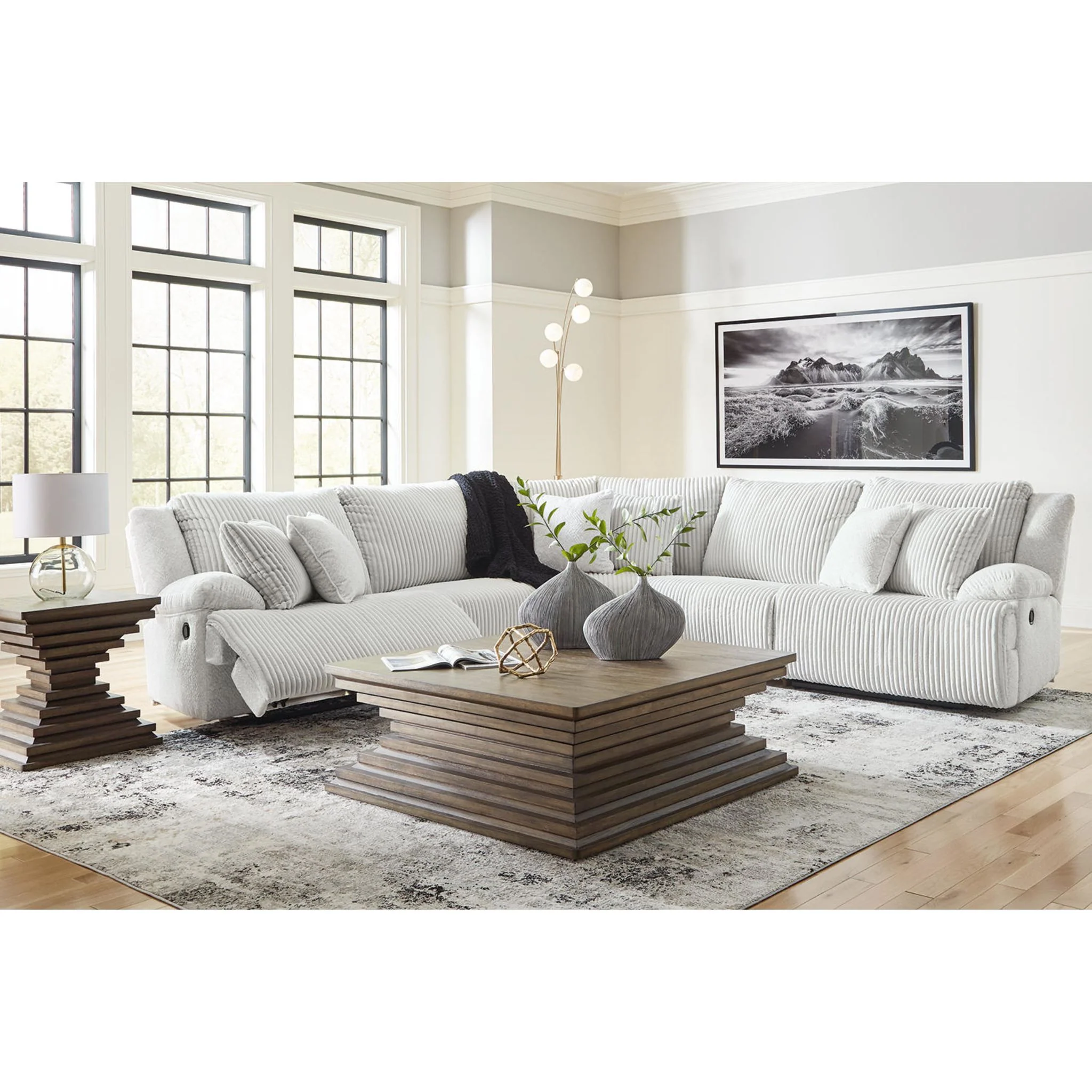 Top Tier 5 Piece Reclining Sectional - Image 13