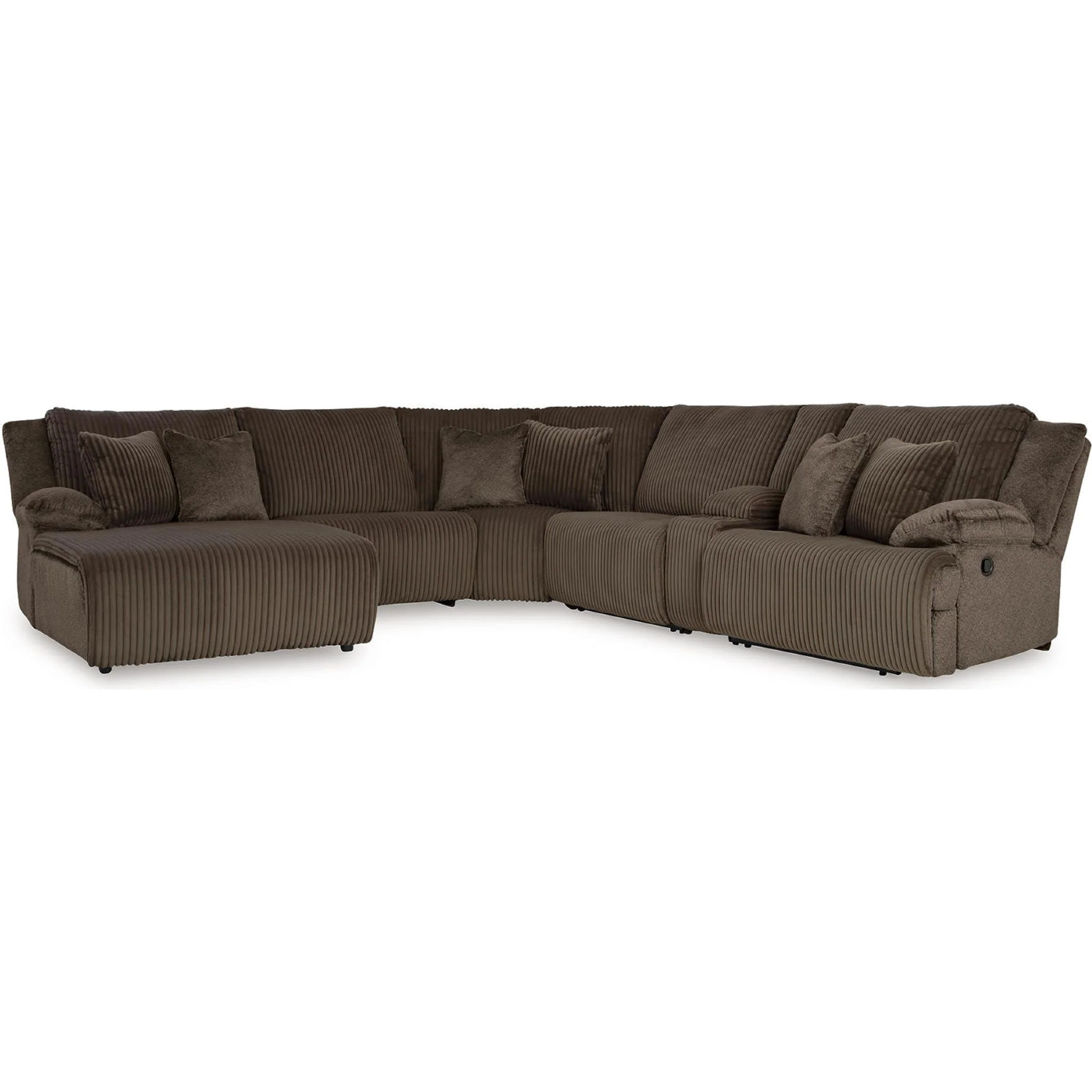 Top Tier 6 Piece Reclining Sectional with Chaise - Image 17