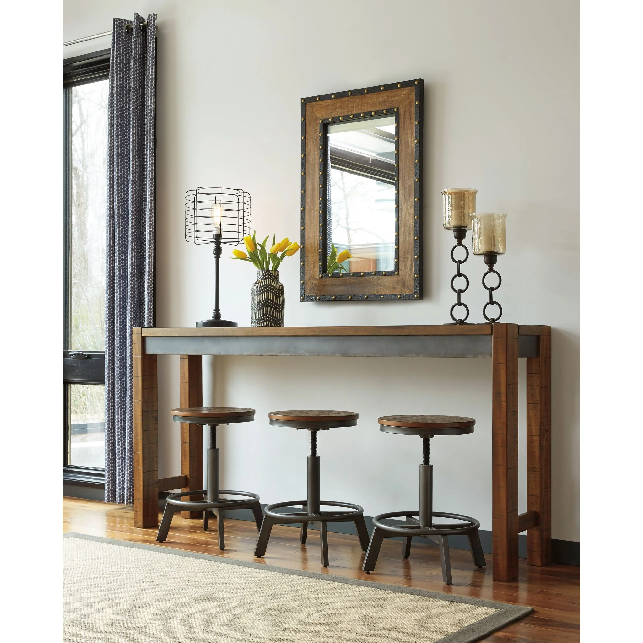 Torjin Counter Height Table - Brown/Gray - (D440-52) - Image 2