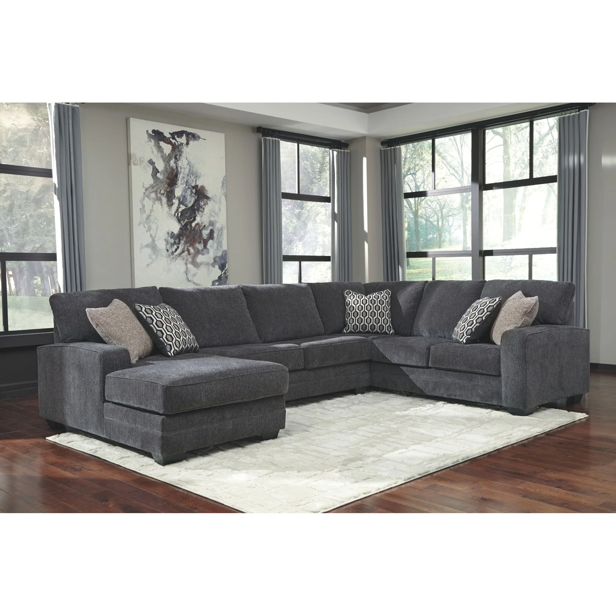 Tracling 3 Piece Sectional with Chaise - Image 15