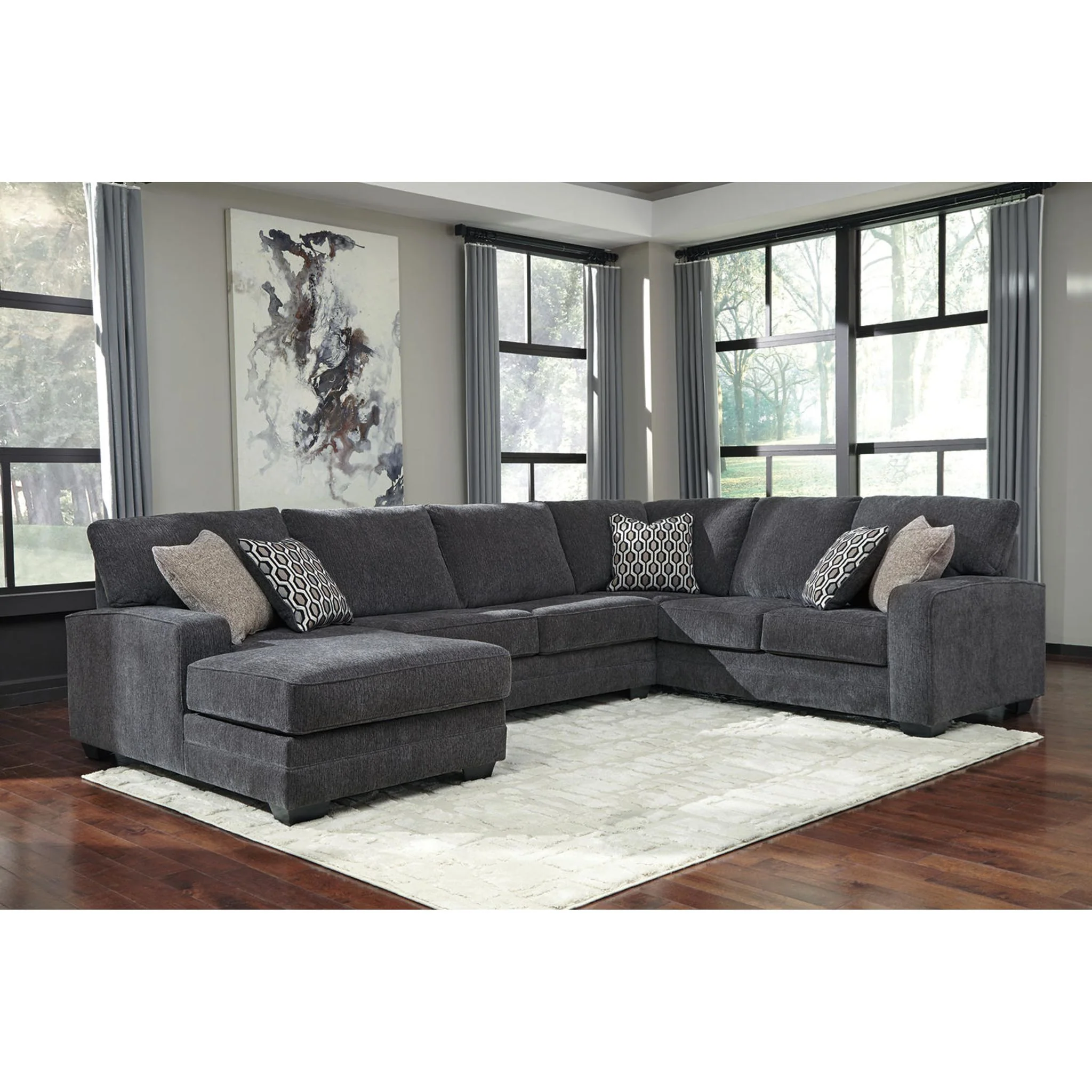 Tracling 3 Piece Sectional with Chaise - Image 26