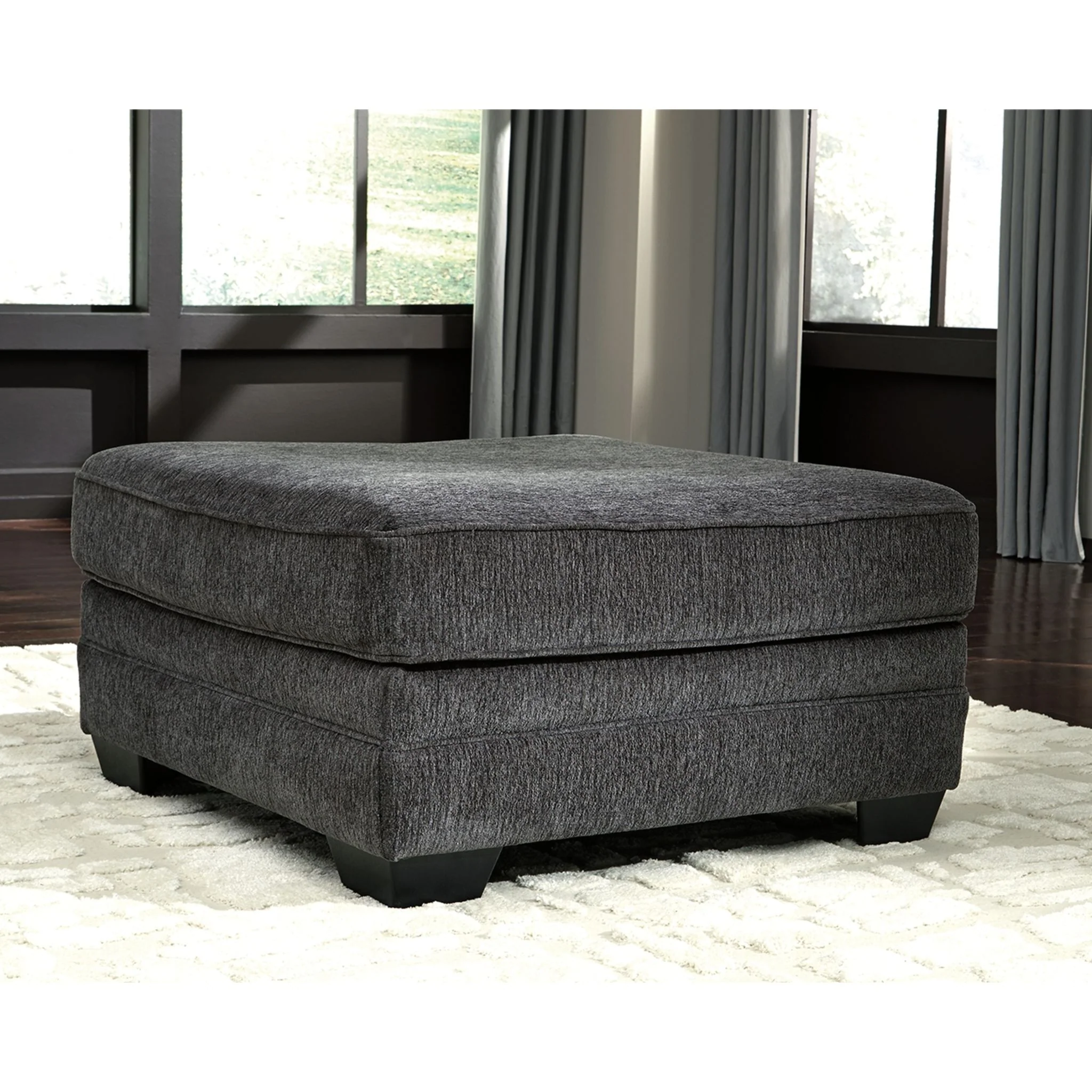 Tracling Oversized Ottoman - Slate - Image 2