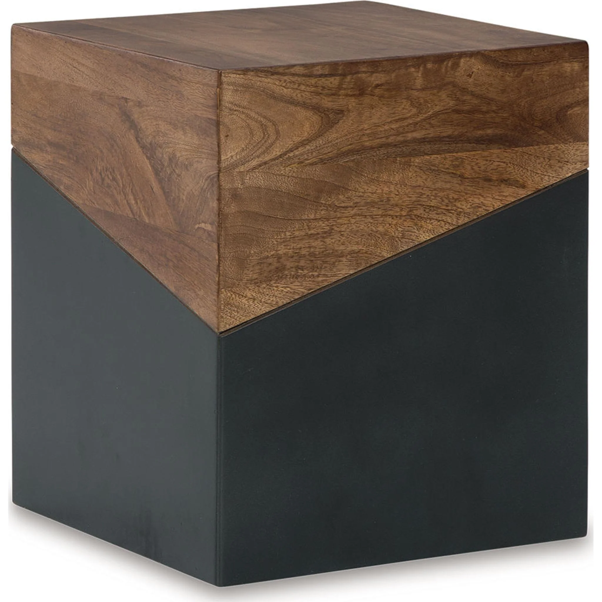 Trailbend Accent Table - Brown/Gunmetal - Image 11