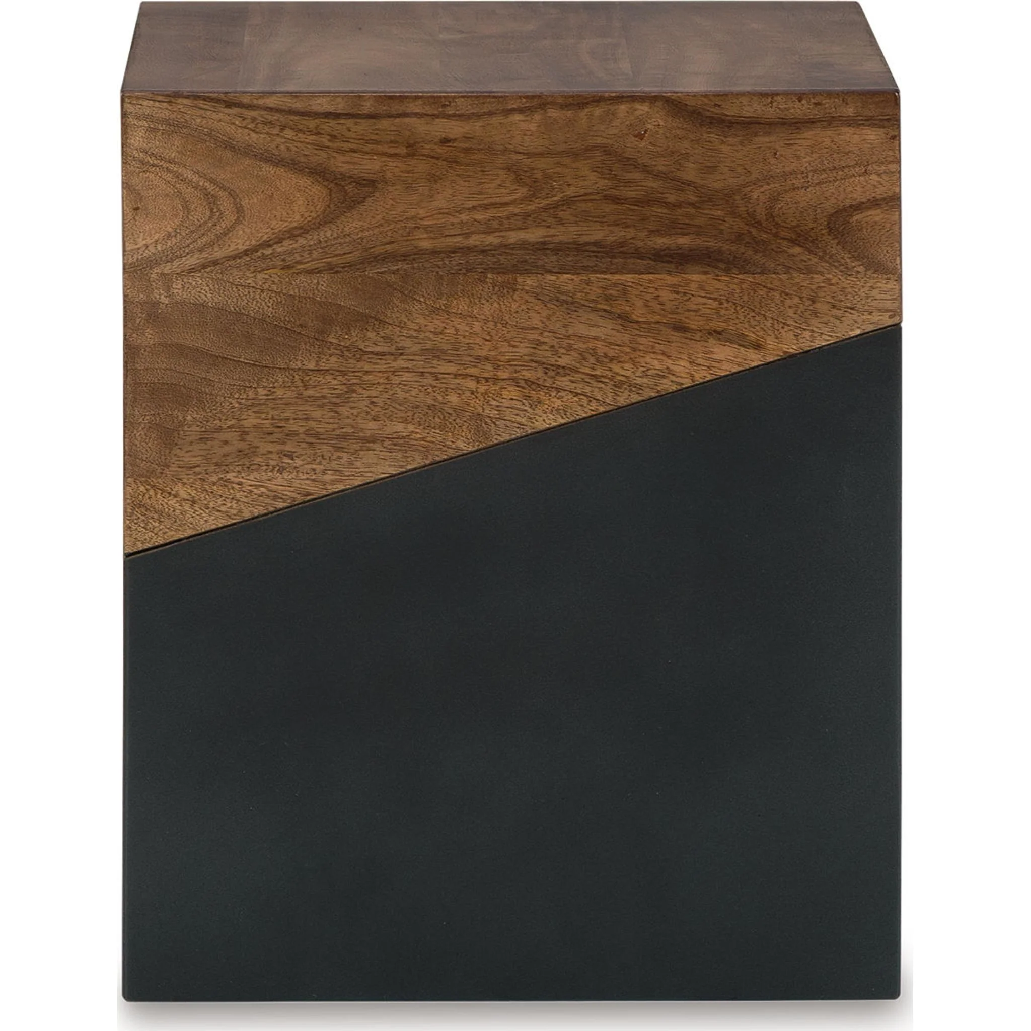 Trailbend Accent Table - Brown/Gunmetal - Image 17