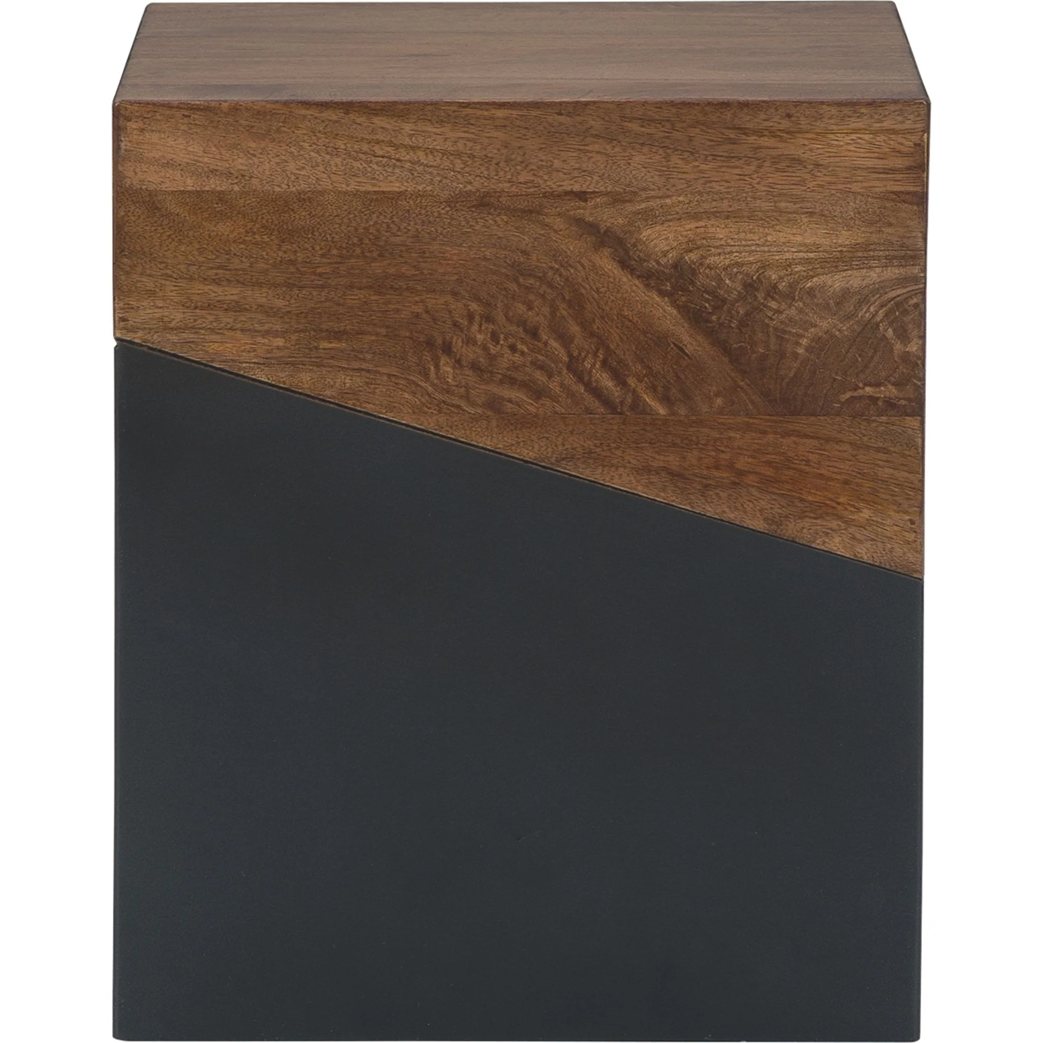 Trailbend Accent Table - Brown/Gunmetal - Image 3